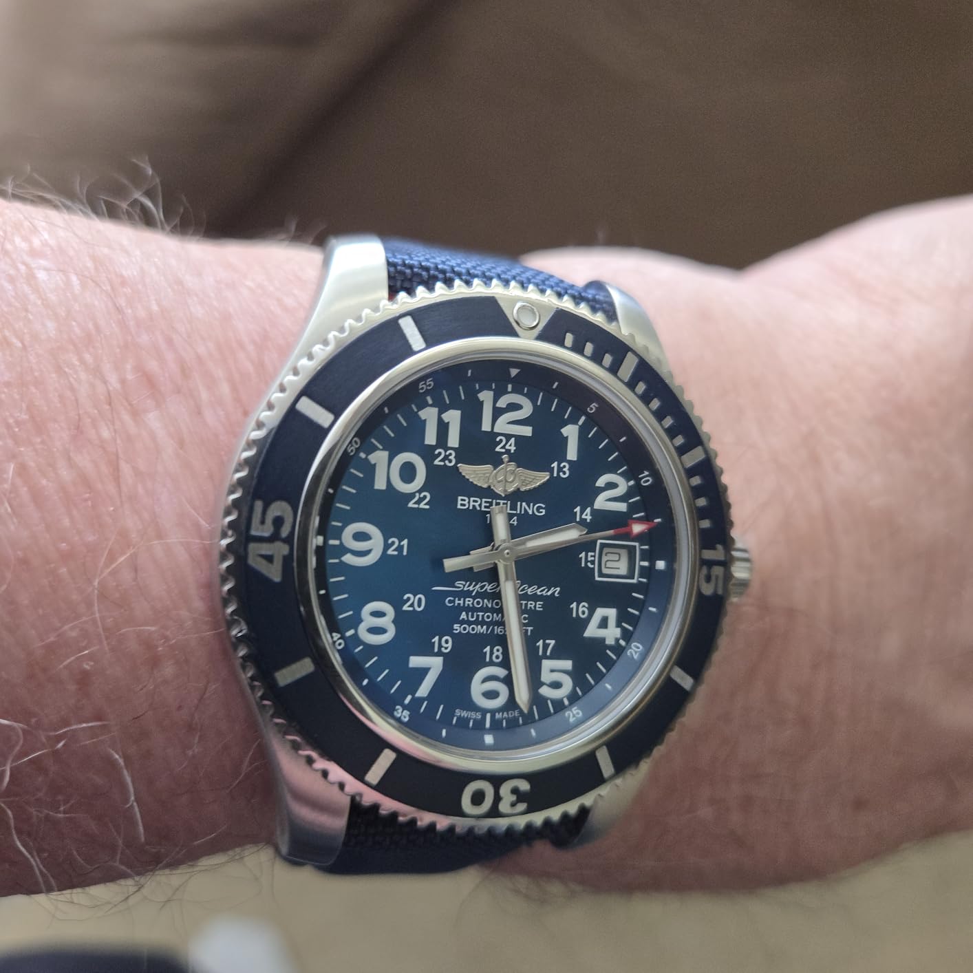 Ritche Christmas Gift Sailcloth Watch Band Quick Release Watch Strap Compatible with Samsung Galaxy Watch 6 Classic 43mm 47mm 40mm 44mmTimex / Seiko / Fossil / Citizen for Men Women, White Elephant Gifts, Stocking Stuffers for Men Customer Review Ritche Christmas Gift Sailcloth Watch Band Quick Release Watch Strap Compatible with Samsung Galaxy Watch 6 Classic 43mm 47mm 40mm 44mmTimex / Seiko / Fossil / Citizen for Men Women, White Elephant Gifts, Stocking Stuffers for Men - Customer Photo 2