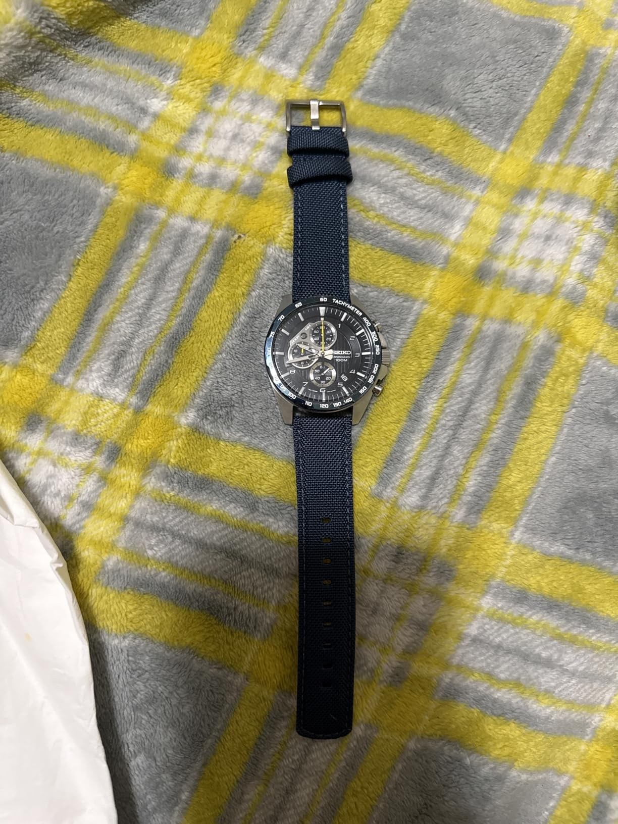 Ritche Christmas Gift Sailcloth Watch Band Quick Release Watch Strap Compatible with Samsung Galaxy Watch 6 Classic 43mm 47mm 40mm 44mmTimex / Seiko / Fossil / Citizen for Men Women, White Elephant Gifts, Stocking Stuffers for Men - Customer Photo 5