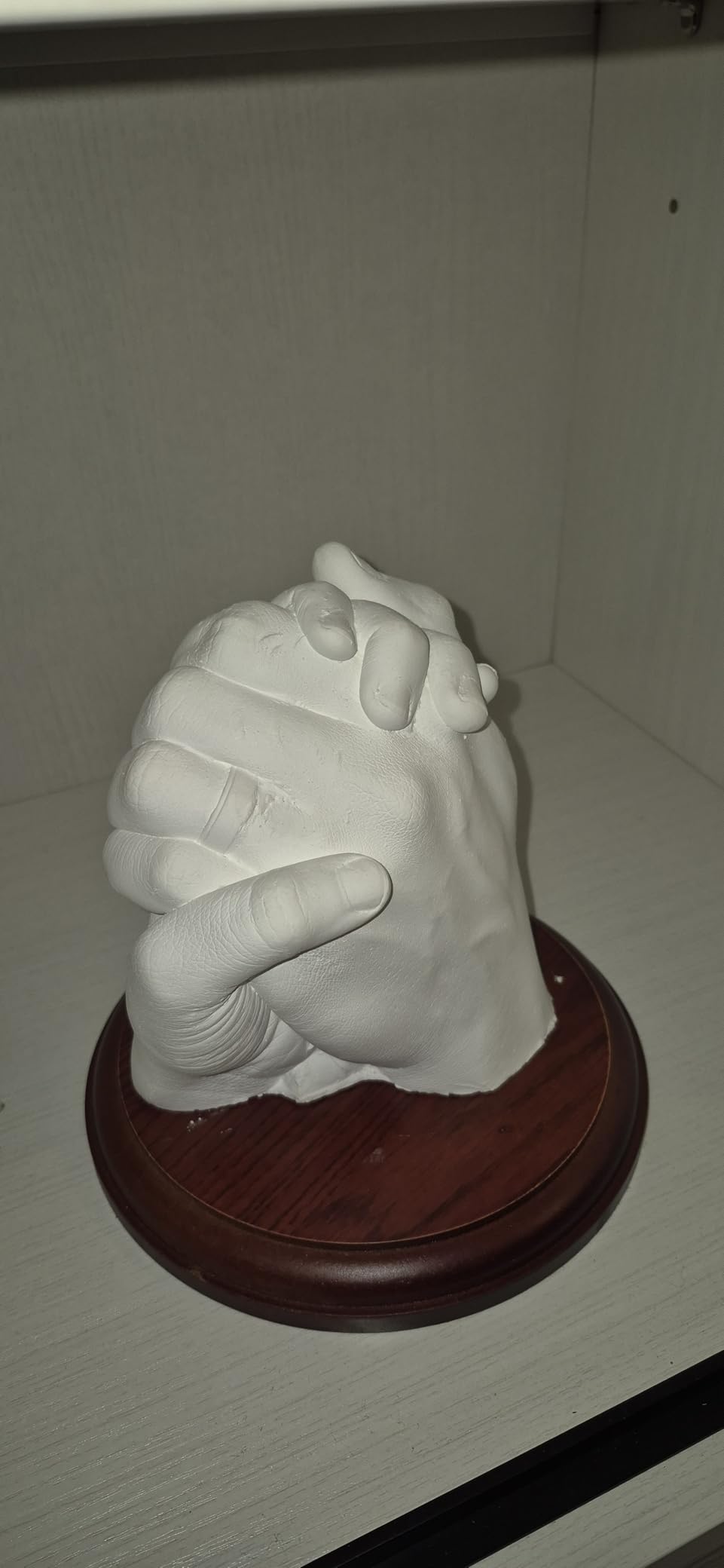 Hula Home Hand Casting Kit for Couples or Family with Mounting Plaque | Anniversary DIY Gifts Her & Him, Keepsake Sculpture Wedding Kids, - Customer Photo 4