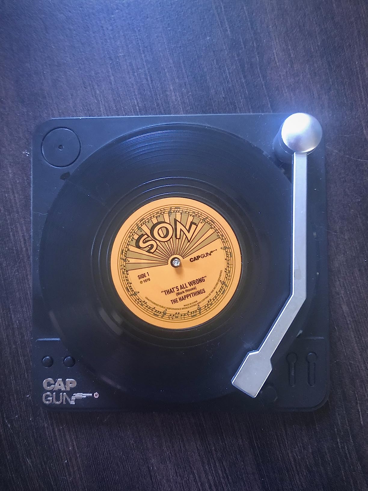 Funny Retro Record Coasters for Drinks with Vinyl Player Holder for Music Lovers,Set of 6 Conversation Piece Sayings Drink Coaster,Housewarming Hostess Wedding Registry Gift Ideas Customer Review Funny Retro Record Coasters for Drinks with Vinyl Player Holder for Music Lovers,Set of 6 Conversation Piece Sayings Drink Coaster,Housewarming Hostess Wedding Registry Gift Ideas - Customer Photo 1