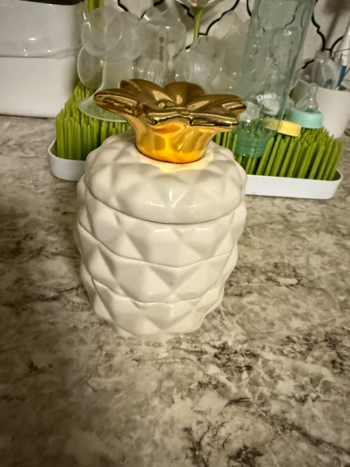 VOTUM White Dachshund Ceramic Measuring Spoon Set – Set of 4 Cute Weiner Dog Themed Kitchen Baking Tools – Gift for Dog Lovers - Customer Photo 2