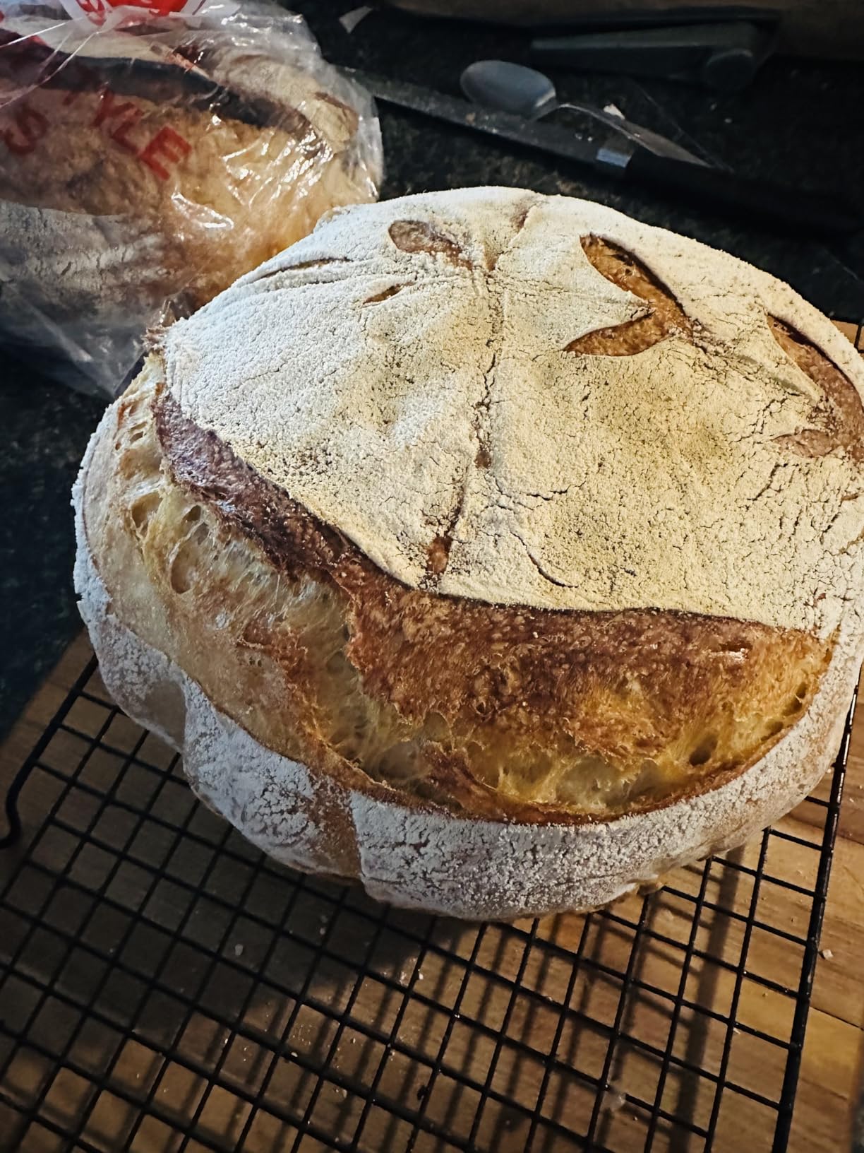 2-in-1 Pre-Seasoned Cast Iron Dutch Oven Pot with Skillet Lid Cooking Pan, Cast Iron Skillet Cookware Pan Set with Dual Handles, Indoor Outdoor for Bread/Frying/Baking/Camping/BBQ, 5 Qt - Customer Photo 1