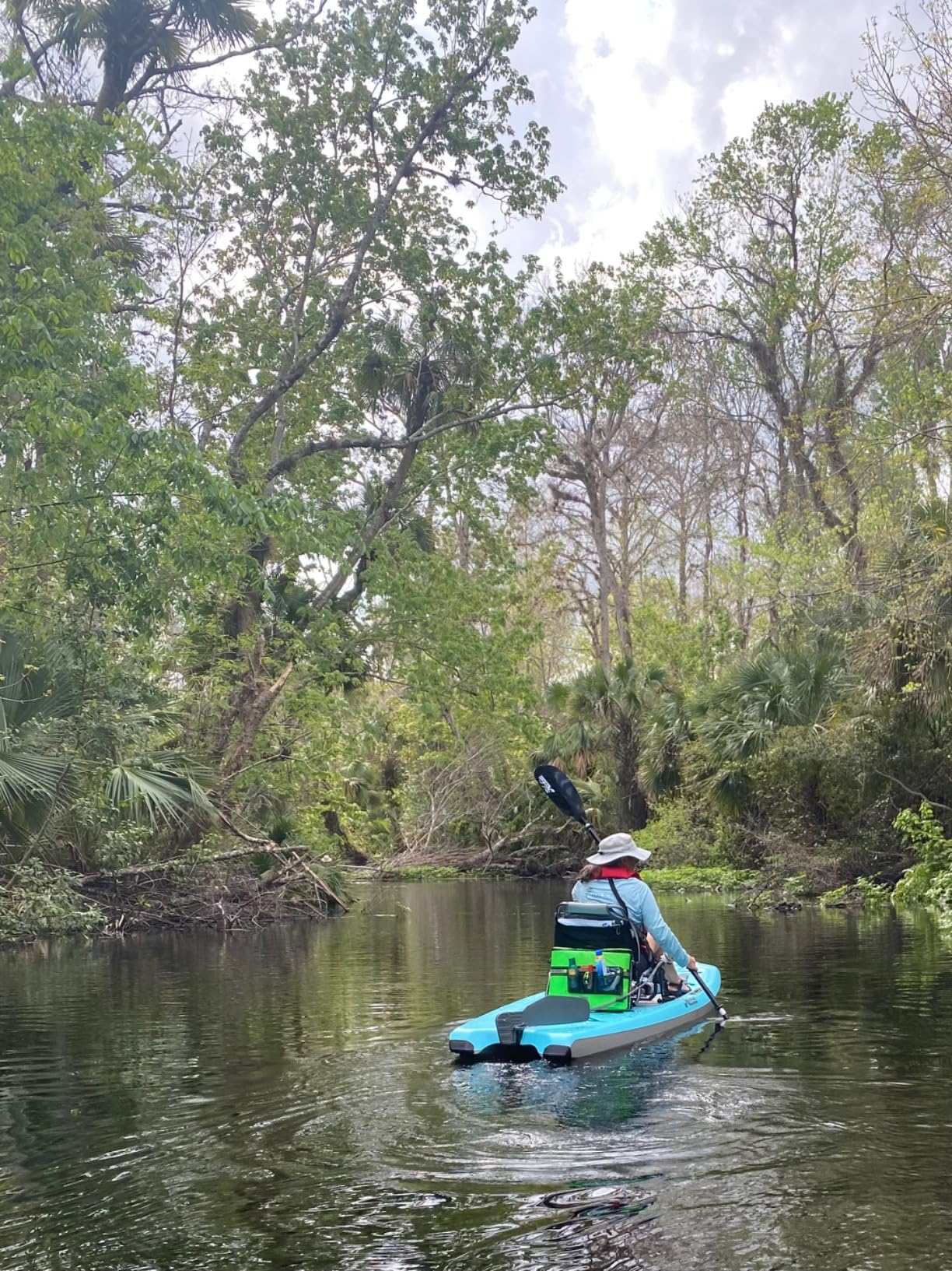 Skywin Kayak Cooler Behind Seat, Waterproof Cooler for Kayaking, Compatible with Lawn Chair Style Seats, Stores Drinks and Keeps Them Cool All Day - Customer Photo 1