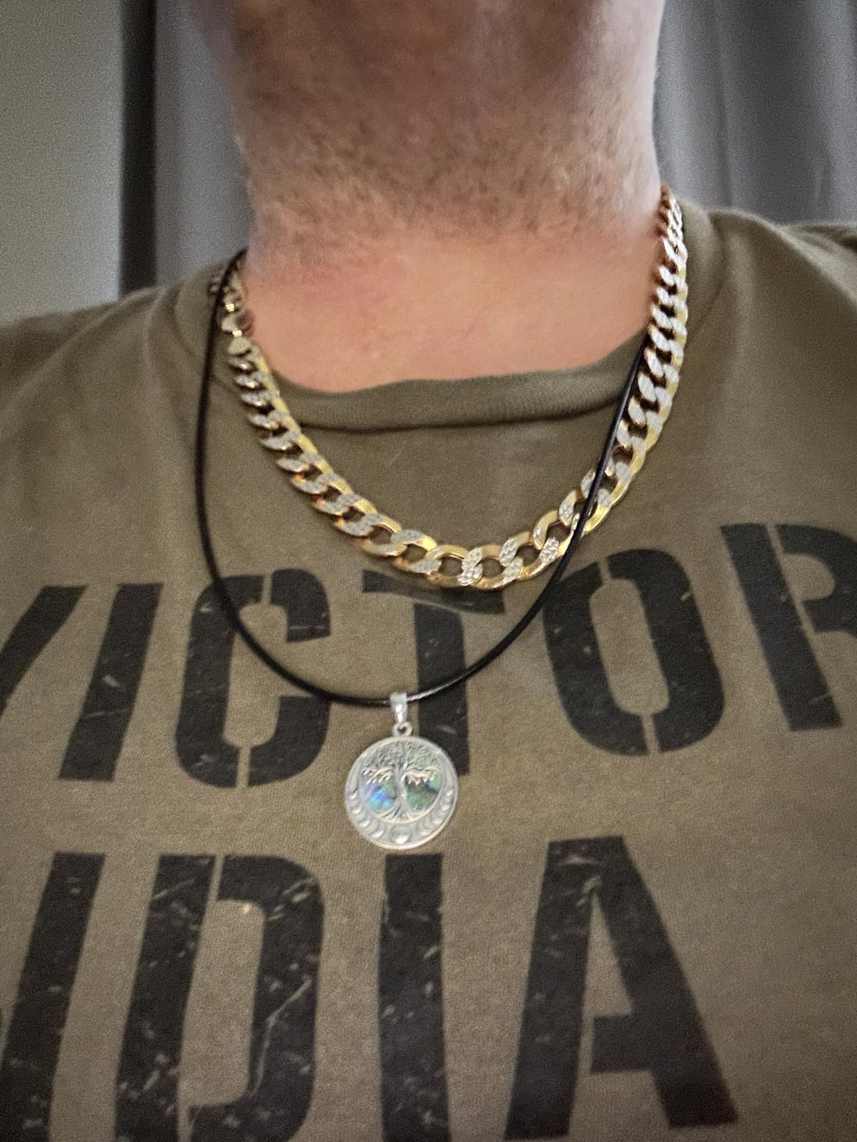 ONEFINITY Tree of Life Necklace 925 Sterling Silver Abalone Shell Celtic Knot Pendant Necklace for Women Jewelry - Customer Photo 1