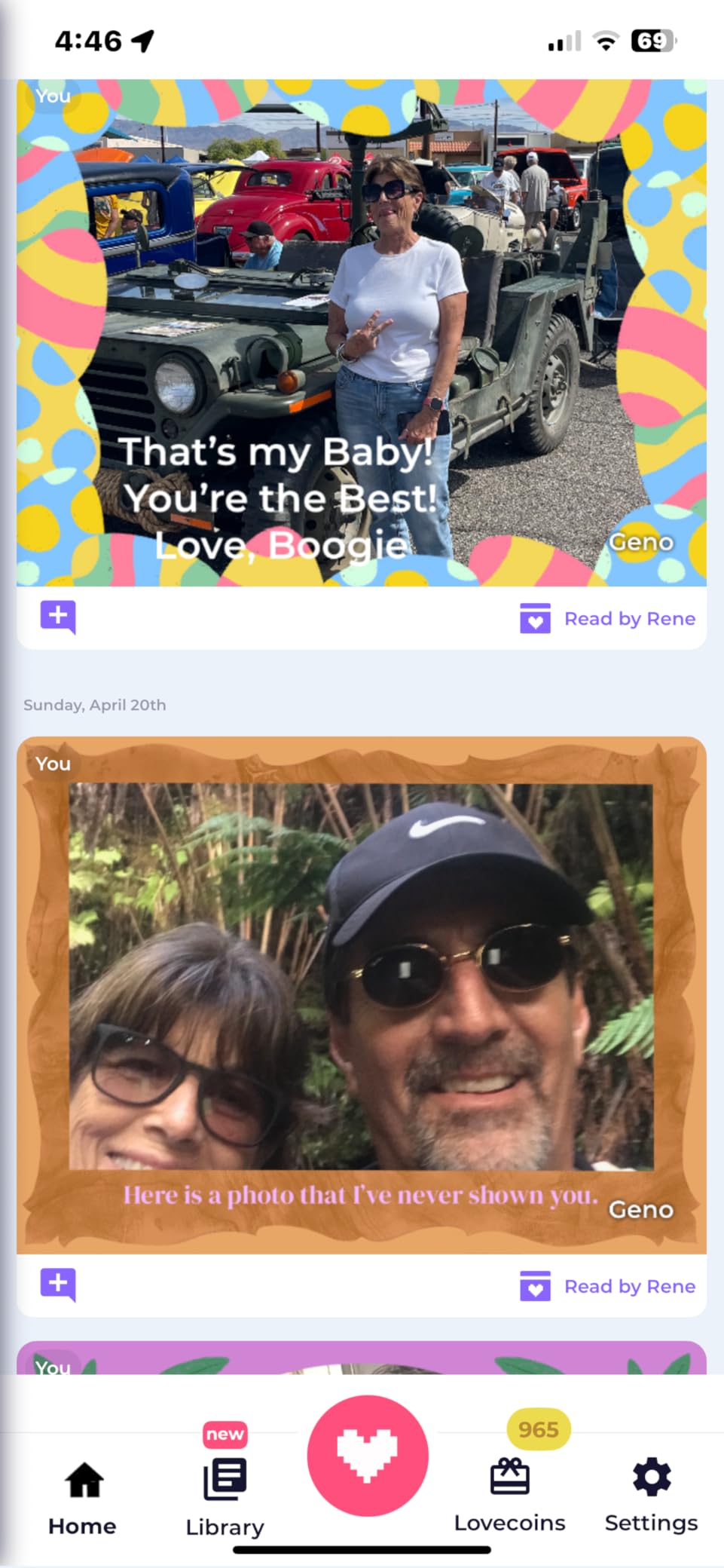 Lovebox Black & White | Love Note Messenger | Meaningful for Mom, Dad, Wife, Husband, Grandma, Grandpa, Kids, Couple Gift, Long Distance Relationship Gift - Customer Photo 1