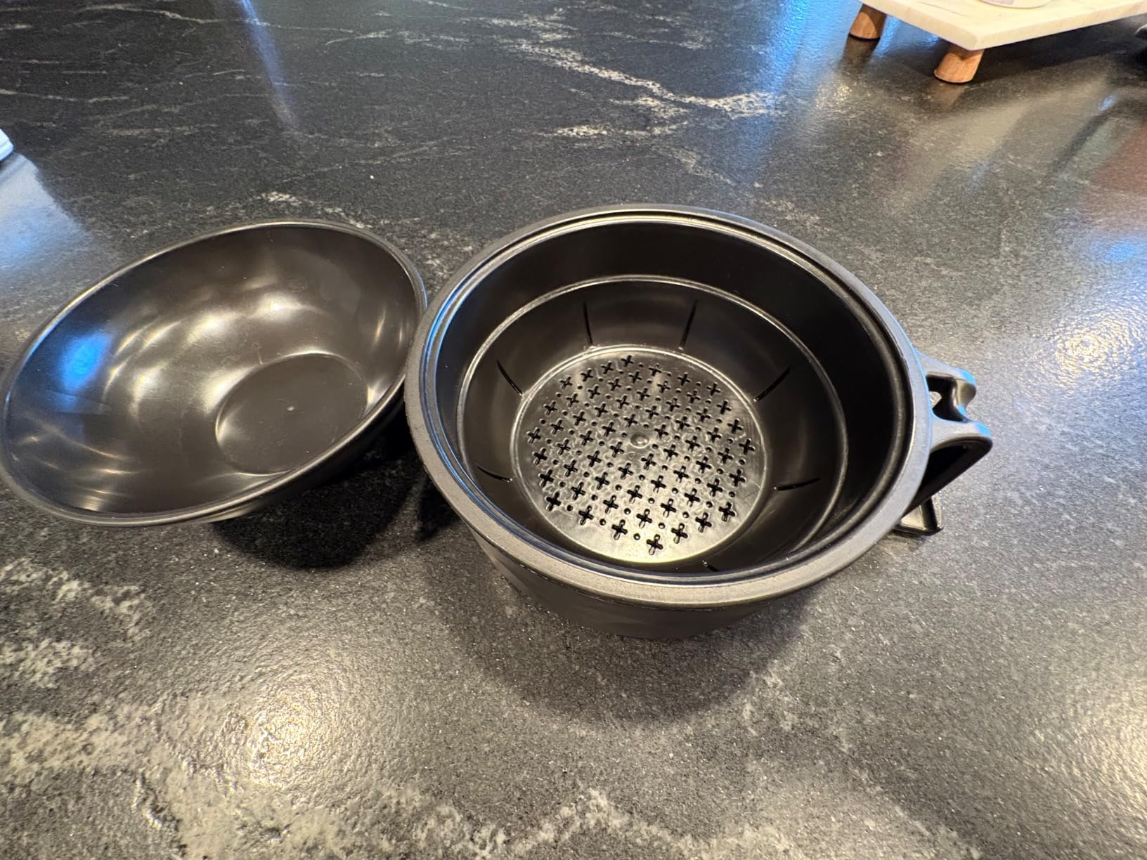 Layron Ramen Cooker Ramen Bowl Set with Chopsticks 33oz Microwave Noodle Bowl College Dorm Room Essentials for Girls for Boys Apartment Essentials-White - Customer Photo 2