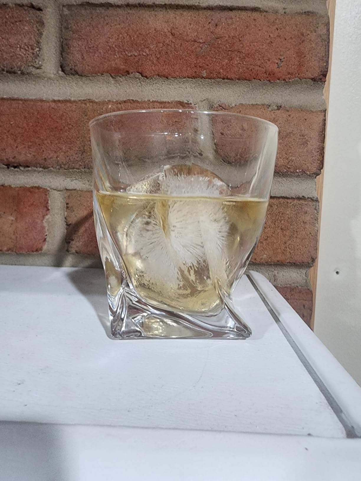 Whiskey Rocks Glass, Set of 4 (2 Crystal Bourbon Glasses, 2 Round Big Ice Ball Molds) In Gift Box - 11 Oz Old Fashioned Glasses for Scotch Cocktail Rum Cognac Vodka Liquor, Unique Gifts for Men - Customer Photo 1