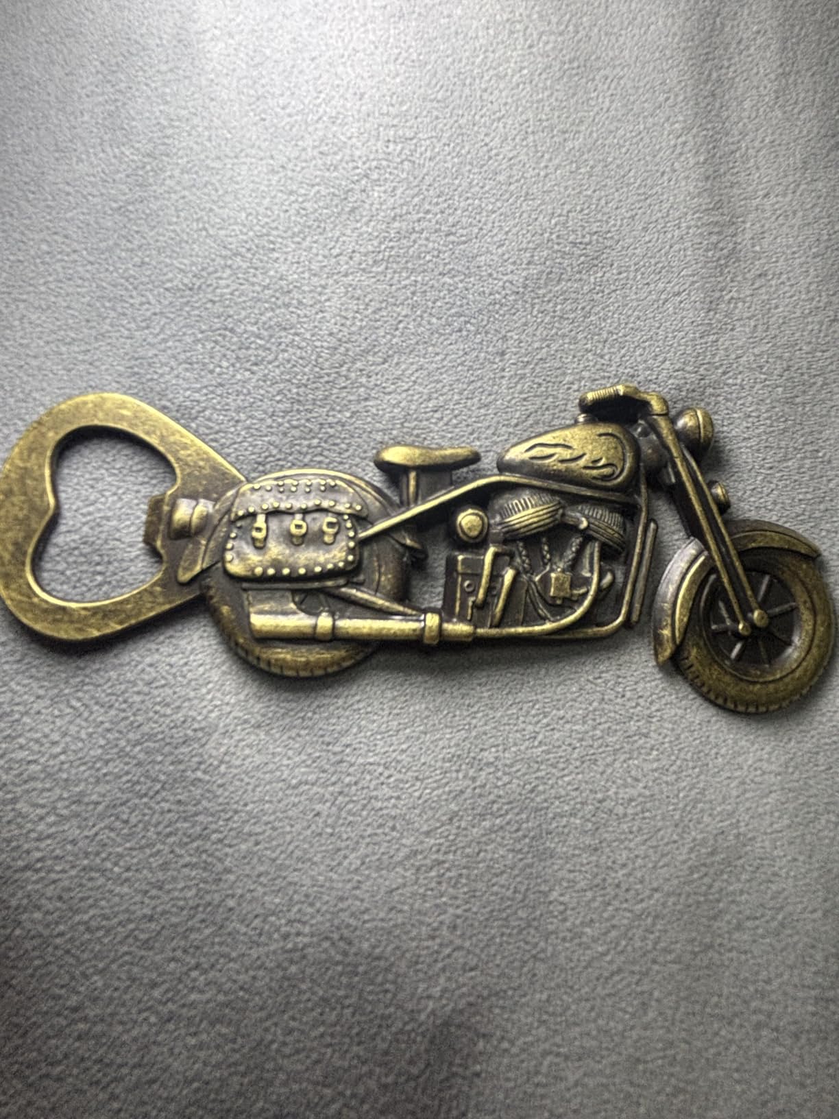 Unique Motorcycle Beer Gifts for Men Vintage Motorcycle Bottle Opener, Fathers Day Gift Birthday Christmas Gift for Him Dad Husband Grandpa Boyfriend - Customer Photo 3