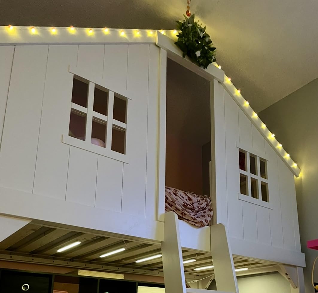 Coquimbo Bee Lights Room Decor, Christmas Gifts for Women Teen Girls Boys, 10ft 30 LED Cute Honey Bee String Fairy Lights Battery Operated, Bee Decorations for Bedroom Dorm Classroom Plants Wedding - Customer Photo 2