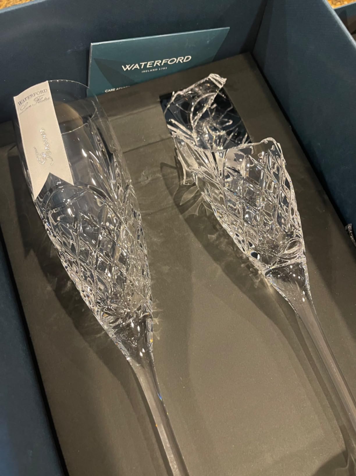 Waterford Love Forever Toasting Flute Pair - Customer Photo 1