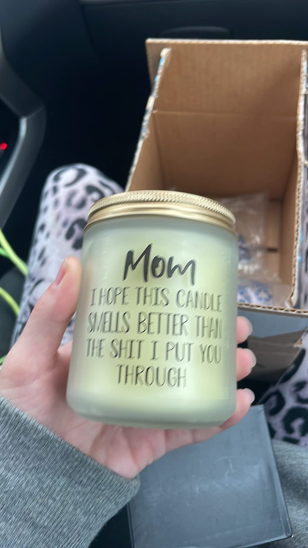 Gifts for Mom from Daughter Son, Mothers Day Birthday Christmas Thanksgiving Gifts for Mom,Stepmother Adoptive Mother, Lavender Scented Candle - Customer Photo 4