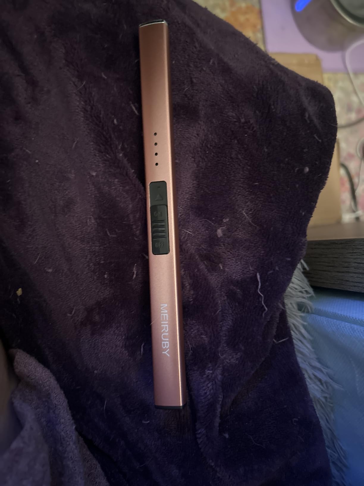 MEIRUBY Electric Candle Lighter, Christmas Stocking Stuffers Gifts for Women Mom Men Wife Sister, USB Arc Rechargeable Windproof Long Lighter for Candle BBQ Housewarming Birthday Gifts Idals - Customer Photo 2