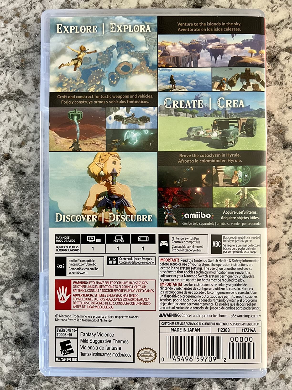 The Legend of Zelda: Tears of the Kingdom - Nintendo Switch (US Version) - Customer Photo 5