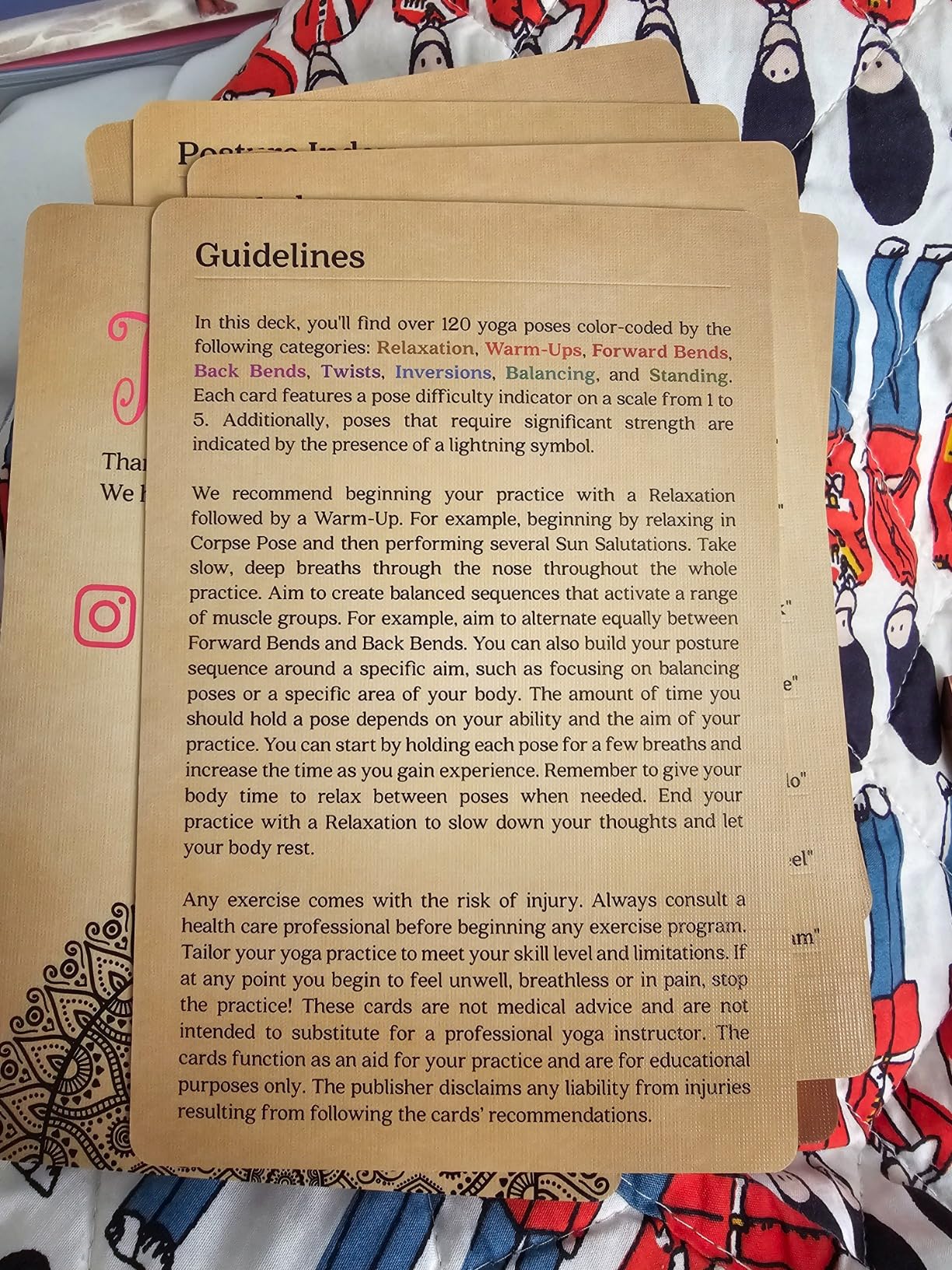 Asana Moon Premium Yoga Cards – Deck with Over 120 Yoga Poses – Yoga Sequencing Deck with Yoga Cues and Sanskrit Names for Beginners and Teachers – Unique Yoga Gift for Women or Any Yoga Lover - Customer Photo 2