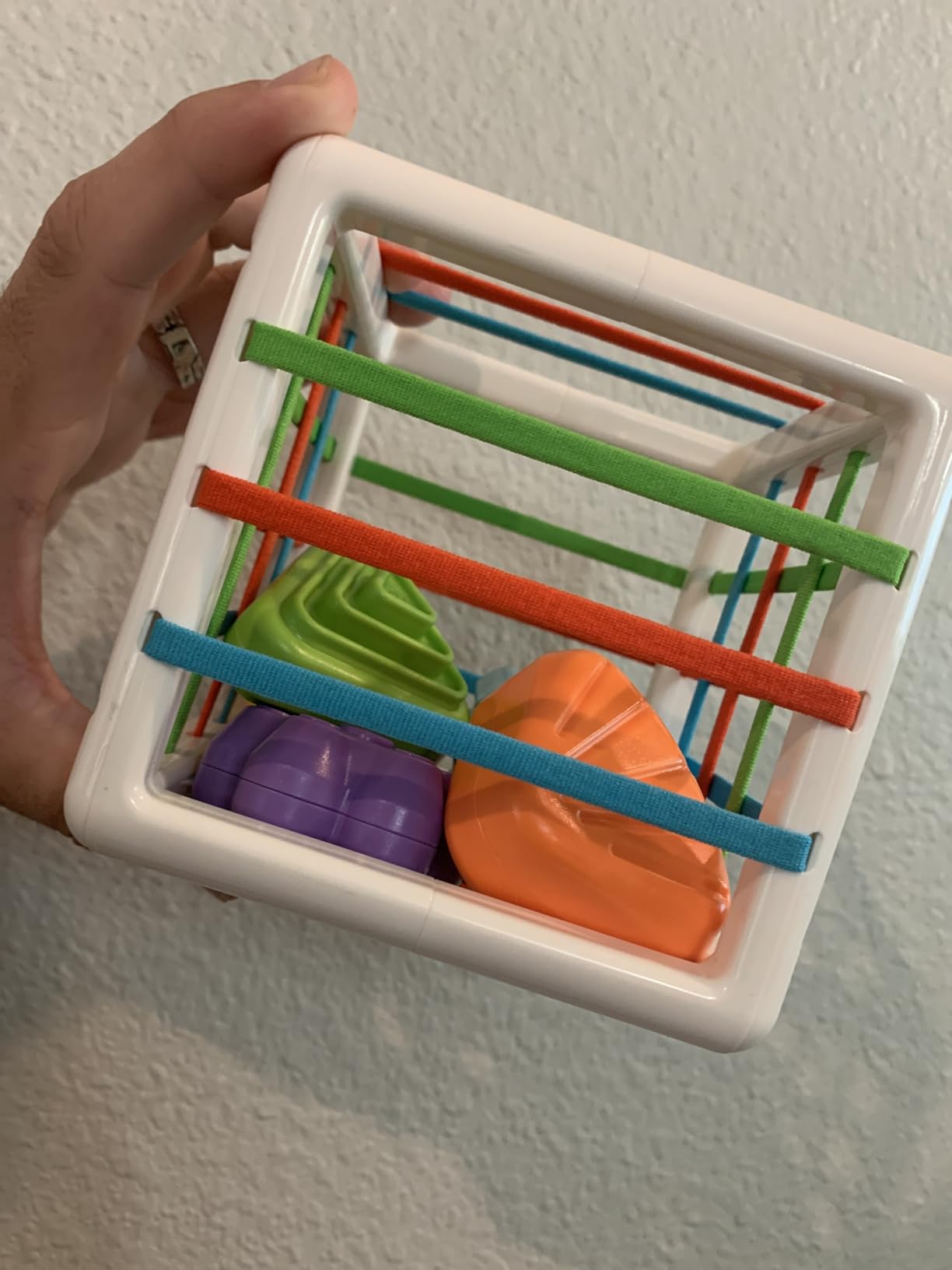 MINGKIDS Montessori Toys for 1 Year Old, 6 Pc Multi Sensory Shape, Toddler Developmental Learning Birthday Gifts, Baby Toys 12 Month - Customer Photo 1