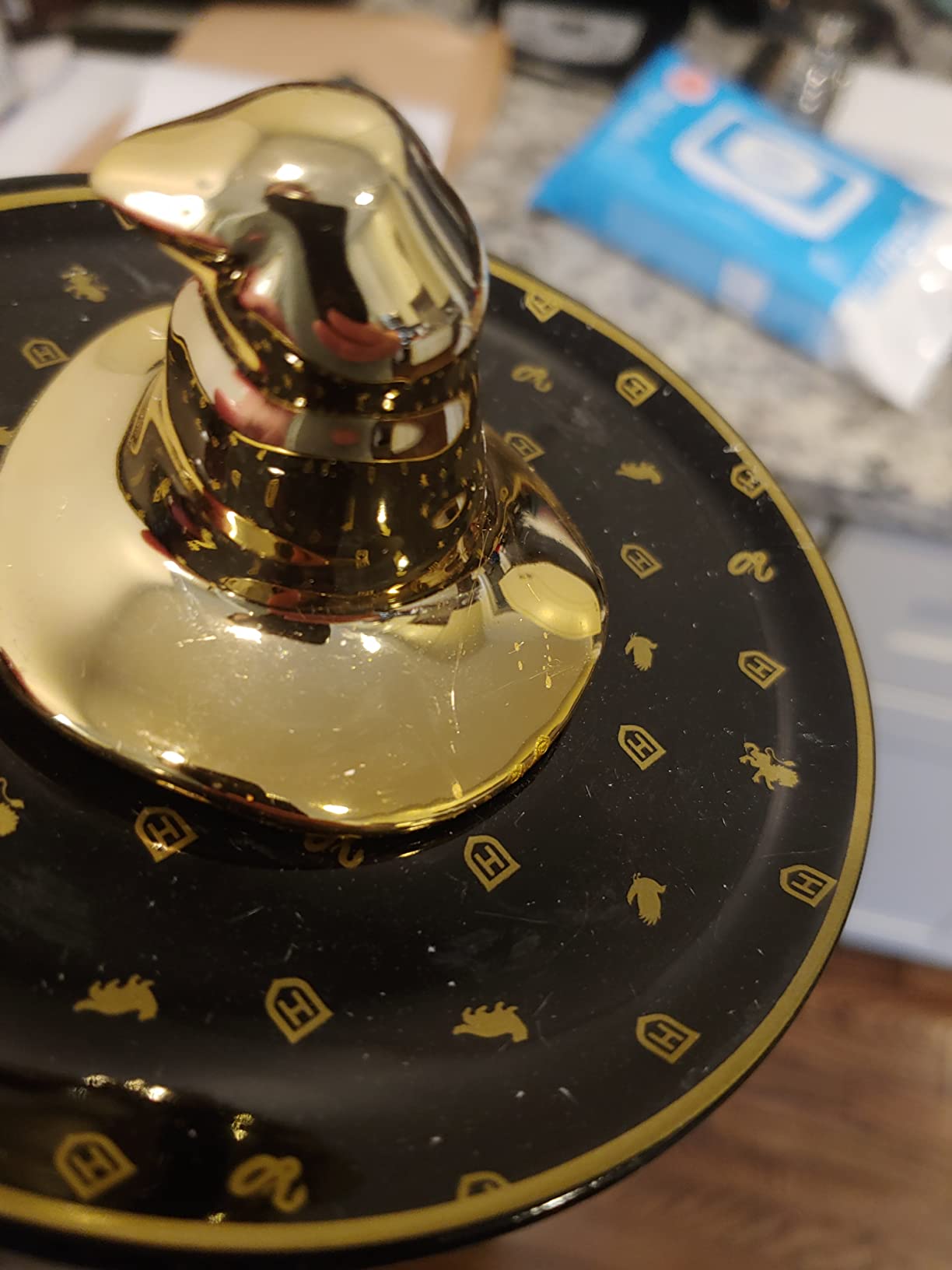 Harry Potter Sorting Hat Ceramic Trinket Tray - 3D Trinket Jewelry Holder, Bracelets Rings Earrings Storage Dish - Customer Photo 1