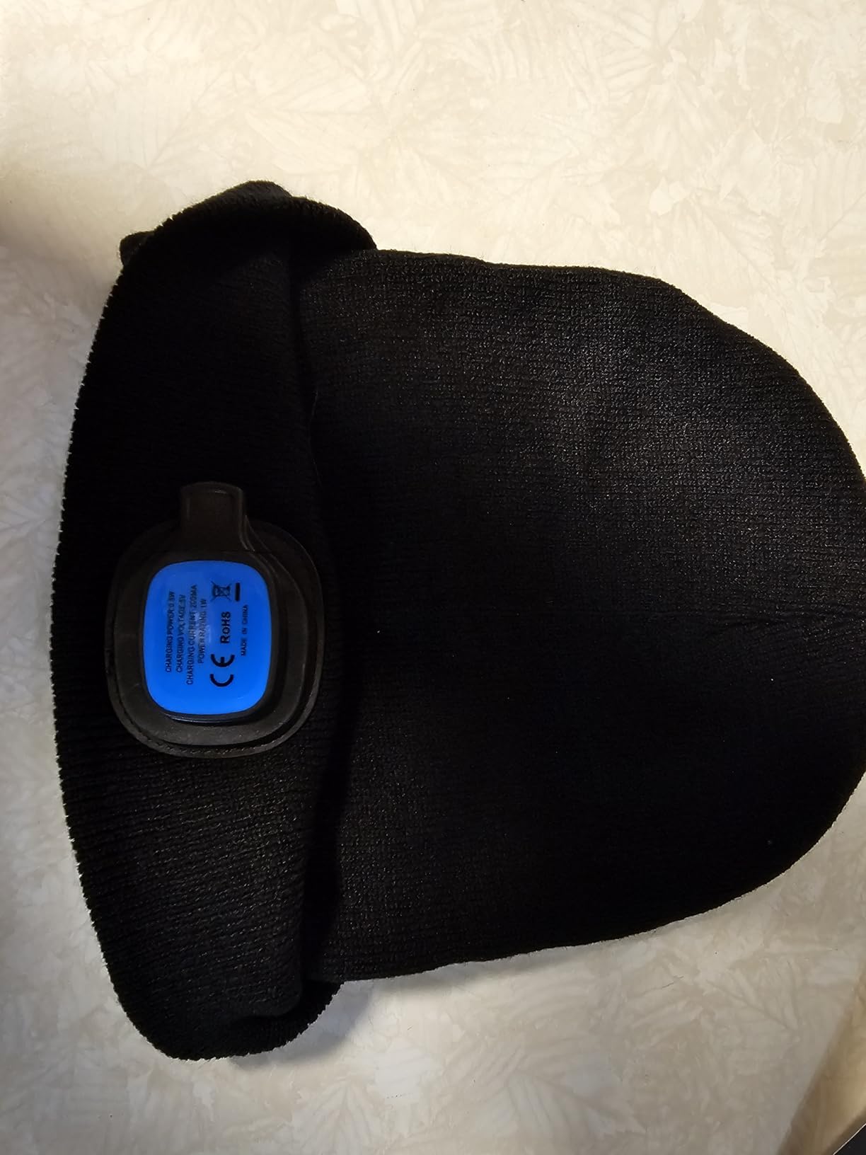 MELASA Unisex Hat with Light, USB Rechargeable Hands Free Headlamp LED Beanie, Winter Gifts for Men Dad Father Husband Him - Customer Photo 2