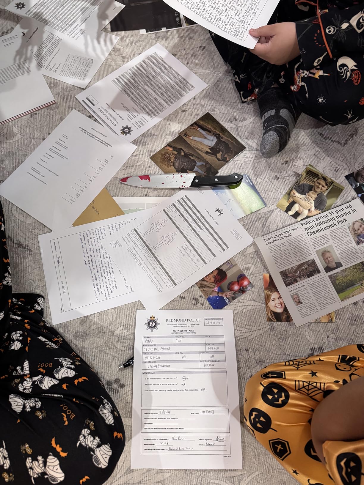 Cryptic Killers Unsolved Murder Mystery Game - Cold Case File Investigation - Detective Clues/Evidence - Solve The Crime - for Individuals, Date Nights & Party Groups - Murder of a Millionaire Customer Review Cryptic Killers Unsolved Murder Mystery Game - Cold Case File Investigation - Detective Clues/Evidence - Solve The Crime - for Individuals, Date Nights & Party Groups - Murder of a Millionaire - Customer Photo 2