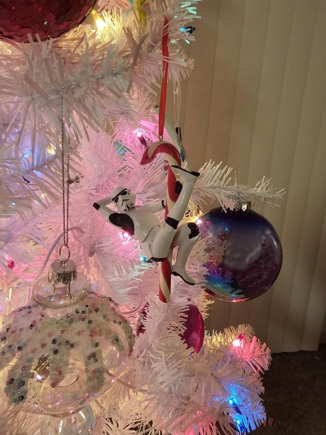 Nemesis Now Stormtrooper Candy Cane Hanging Ornament Decoration 12cm, Christmas - Customer Photo 2