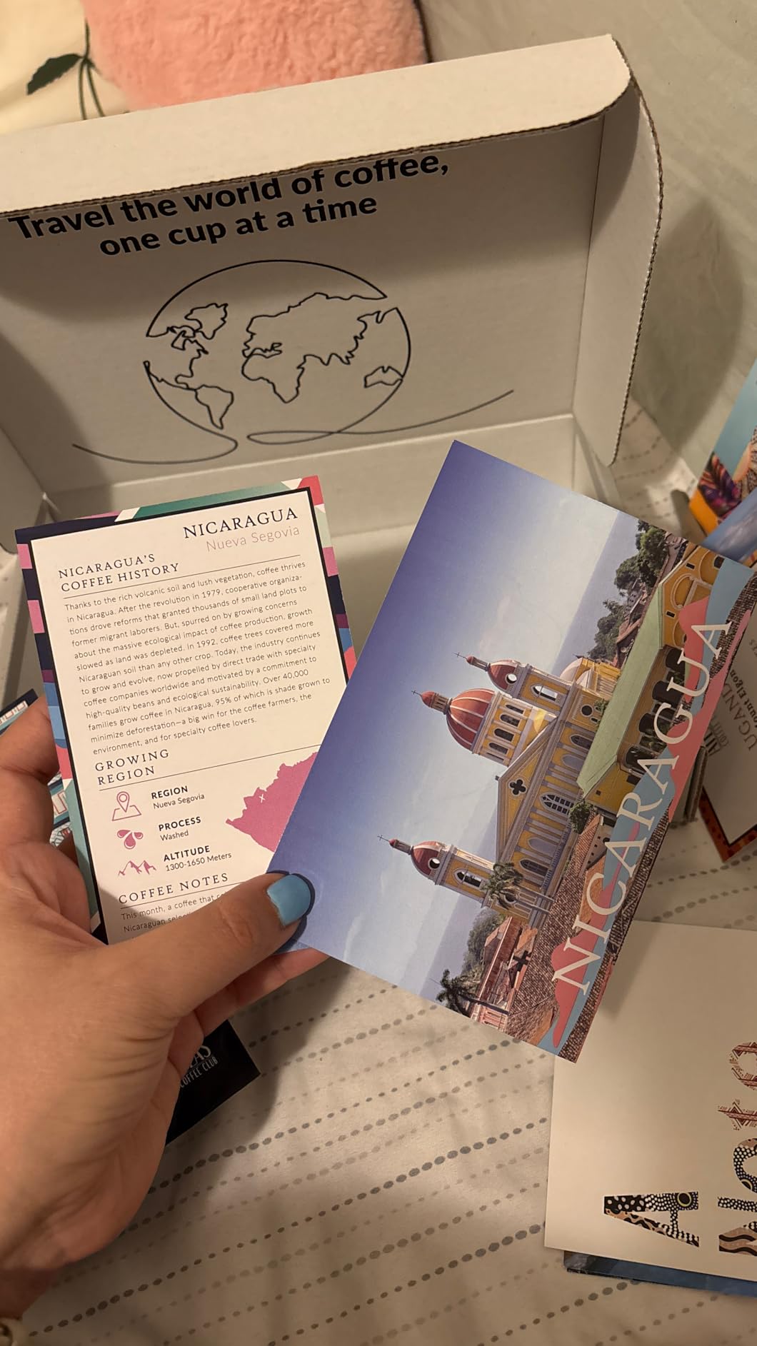 Atlas Coffee Club World of Coffee Discovery Set - Gourmet Coffee Gift Sampler - 4-Pack Variety Box of the World's Best Single Origin Coffees - Freshly Ground Coffee - Customer Photo 2