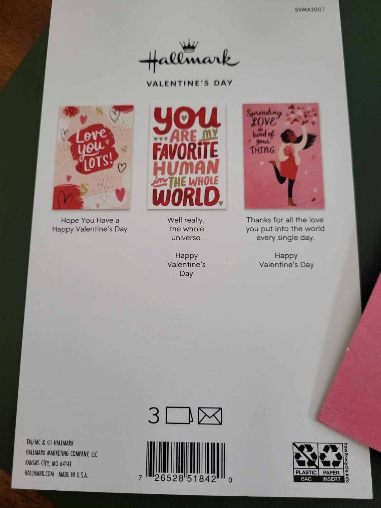 Hallmark Shoebox Pack of 2 Funny Valentines Day Cards (Dinosaur, Nachos) - Customer Photo 5