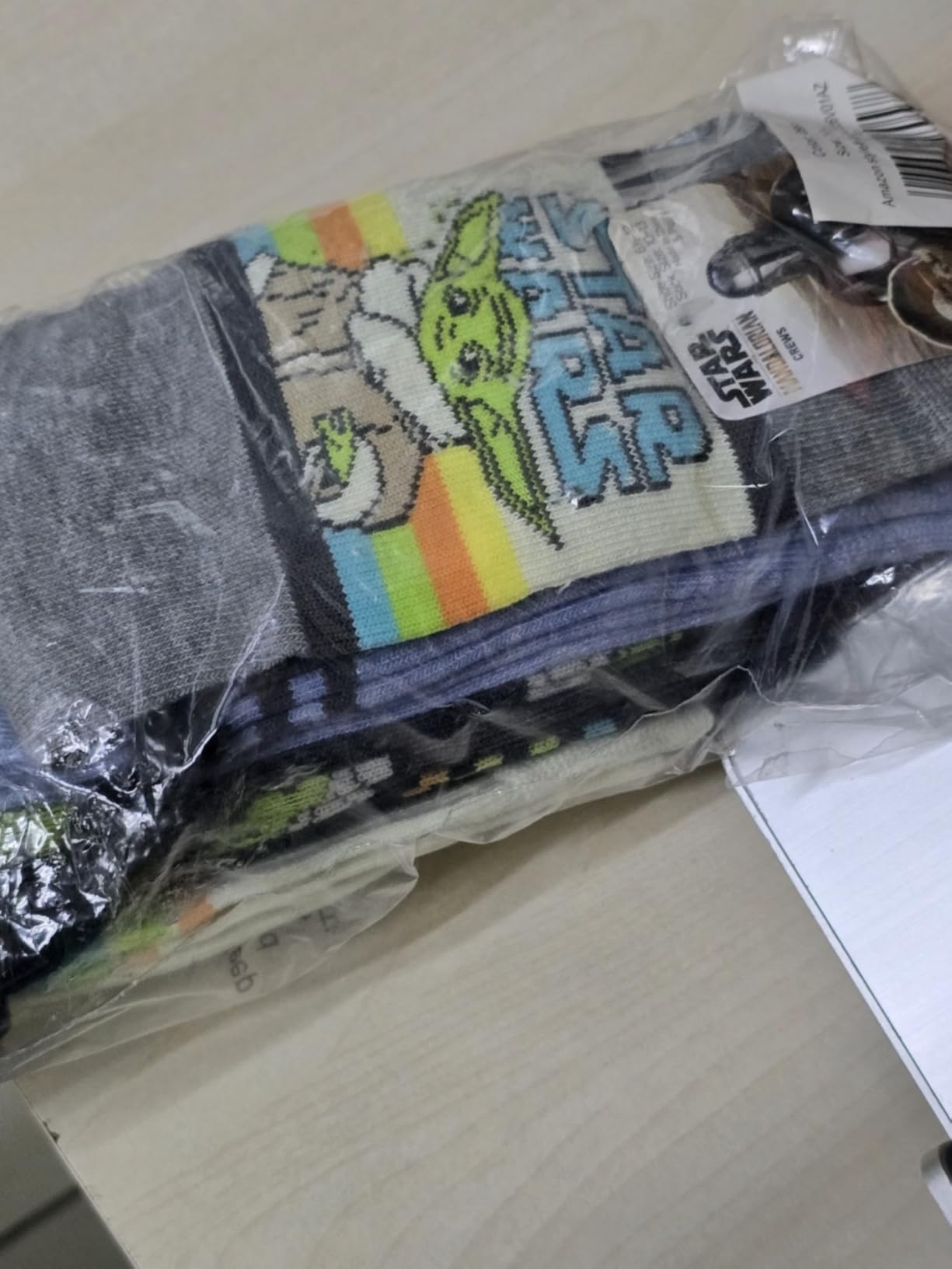 STAR WARS mens The Mandalorian 5 Pack Crew Socks - Customer Photo 2