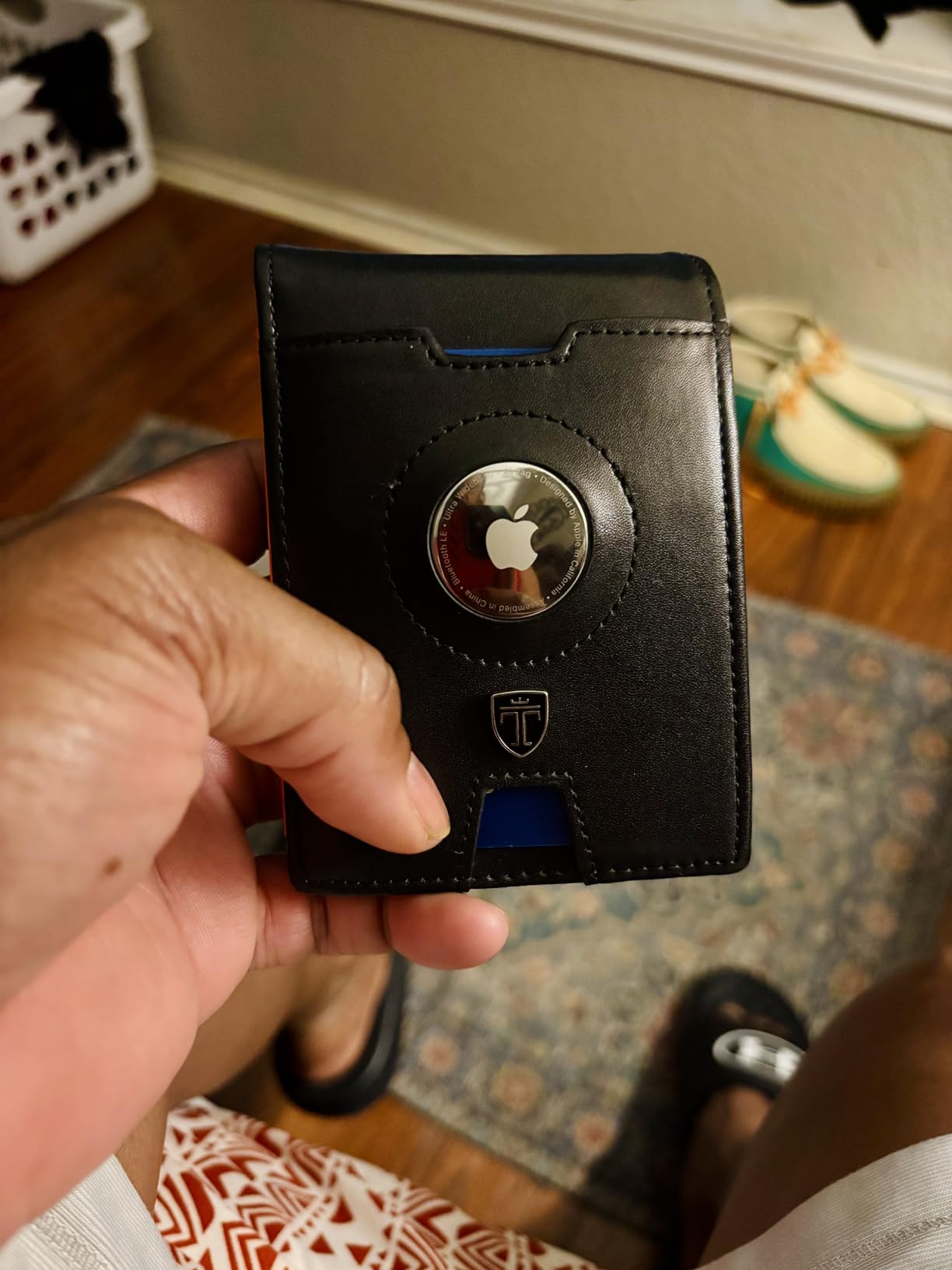 TRAVANDO AirTag* Wallet Mens Wallet with Money Clip Air Tag Wallet Card Holder RFID Blocking Bifold Gifts for Men - Customer Photo 1