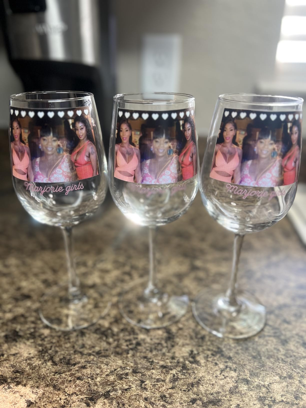 Personalized Mothers Day Printed 16oz Stemmed Photo Wine Glass, Custom Mom Wine Gifts for Women, Customized Mum Picture Gifts for Wine Lover Unique for Mom Sister Best Friend Customer Review Personalized Mothers Day Printed 16oz Stemmed Photo Wine Glass, Custom Mom Wine Gifts for Women, Customized Mum Picture Gifts for Wine Lover Unique for Mom Sister Best Friend - Customer Photo 2