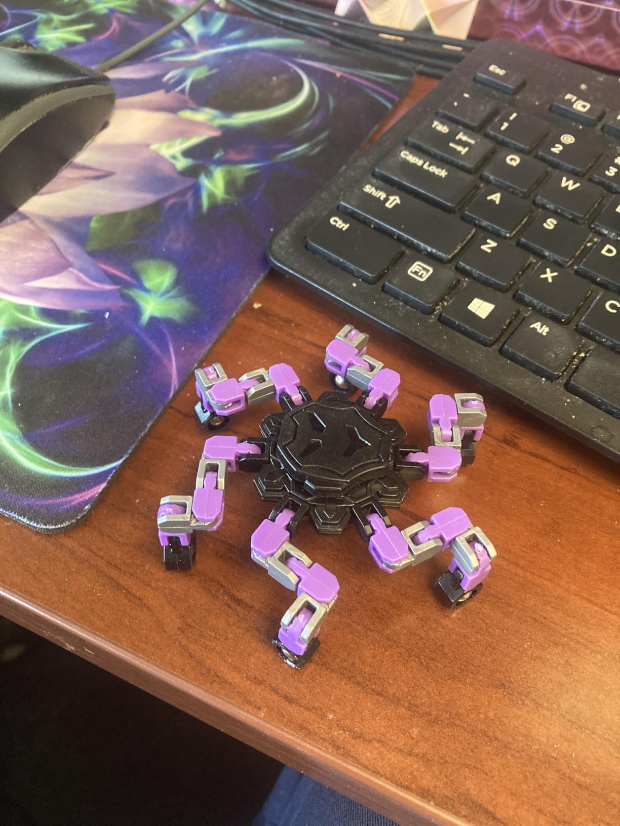 Transformable Fidget Spinners Toys 4 Pcs for Kids and Adults Stress Relief Sensory Toys for Boys and Girls Fingertip Gyros for Party Favors Chrismas Stocking Stuffers Bulk for Teens - Customer Photo 2