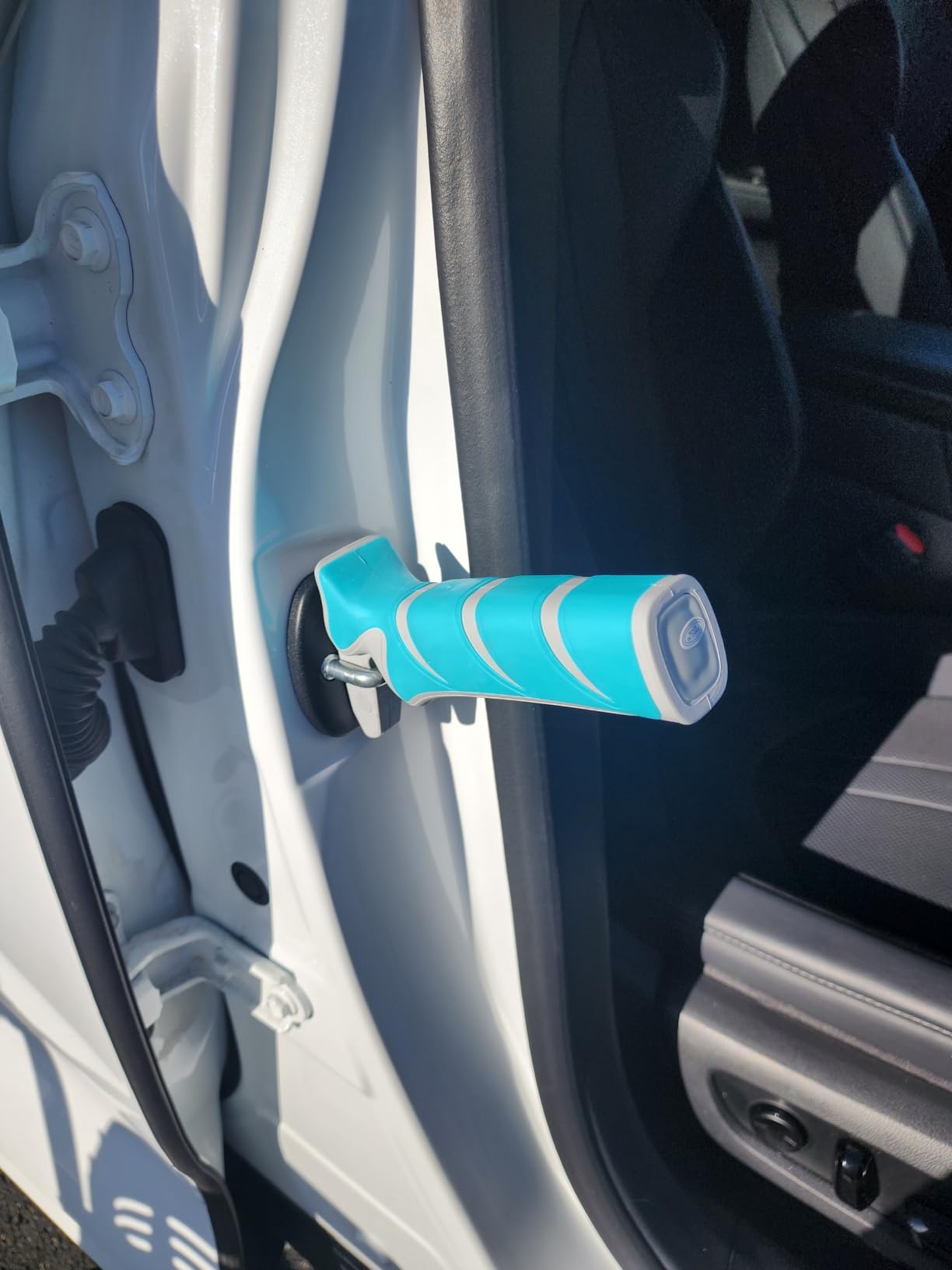 Vive Car Handle Assist for Elderly - Scratch Proof Latch - Auto Grab Bar Cane Support Aid - Standing Mobility Safety Tip to Help Get Out - Portable Assistive Device for Seniors, Handicapped - Customer Photo 2