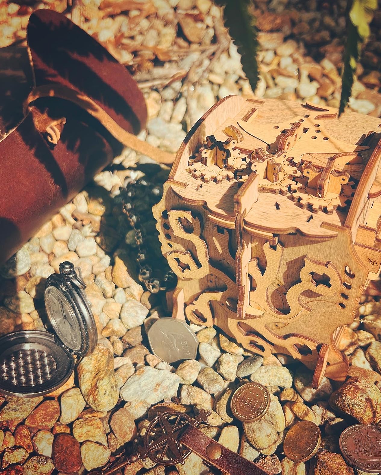 iDventure Cluebox - Captain's Nemo Nautilus - Escape Room Game - Puzzle Box - Sequential 3D Puzzle for Adults - Brain Teaser - Birthday Gift Gadget for Men and Women - Money Box - Customer Photo 2