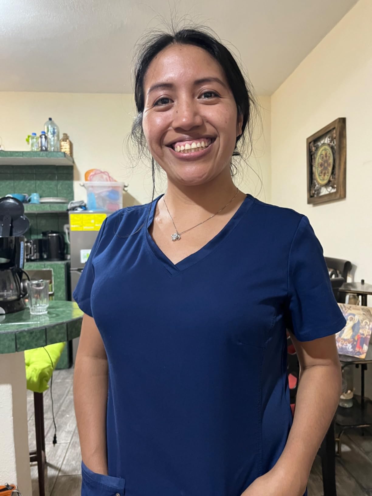 Daughter in Law Gifts Necklace From Mother in Law To My Bonus Daughter Honor Pendant Jewelry with Message Card and Box (Standard Box, Honor Gift Set) - Customer Photo 1