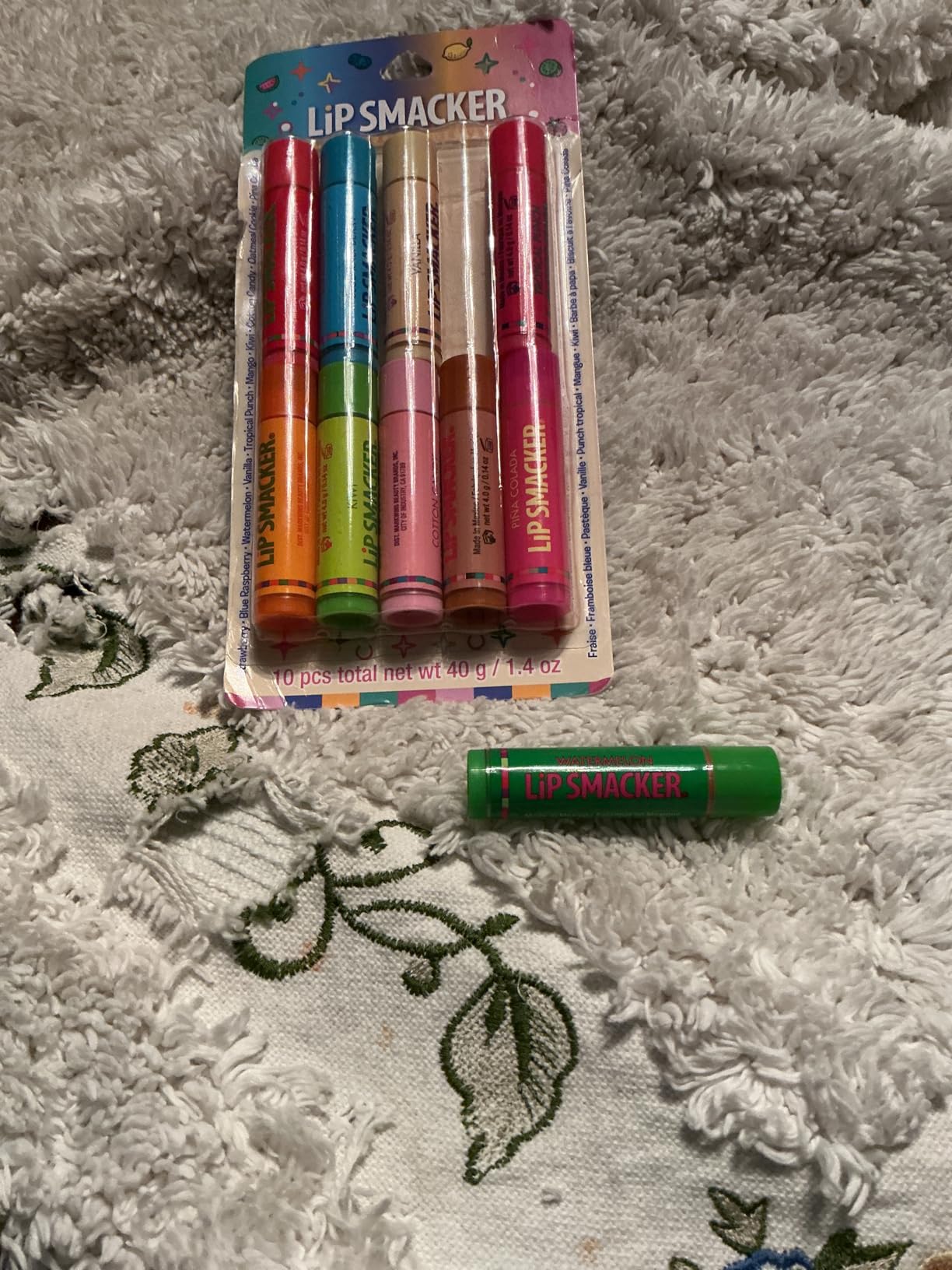 Lip Smacker Original & Best Party Pack - 10 Moisturizing Lip Balms, Classic Flavors, Hydrating & Protecting - Cruelty-Free- Oatmeal Cookie - Customer Photo 1