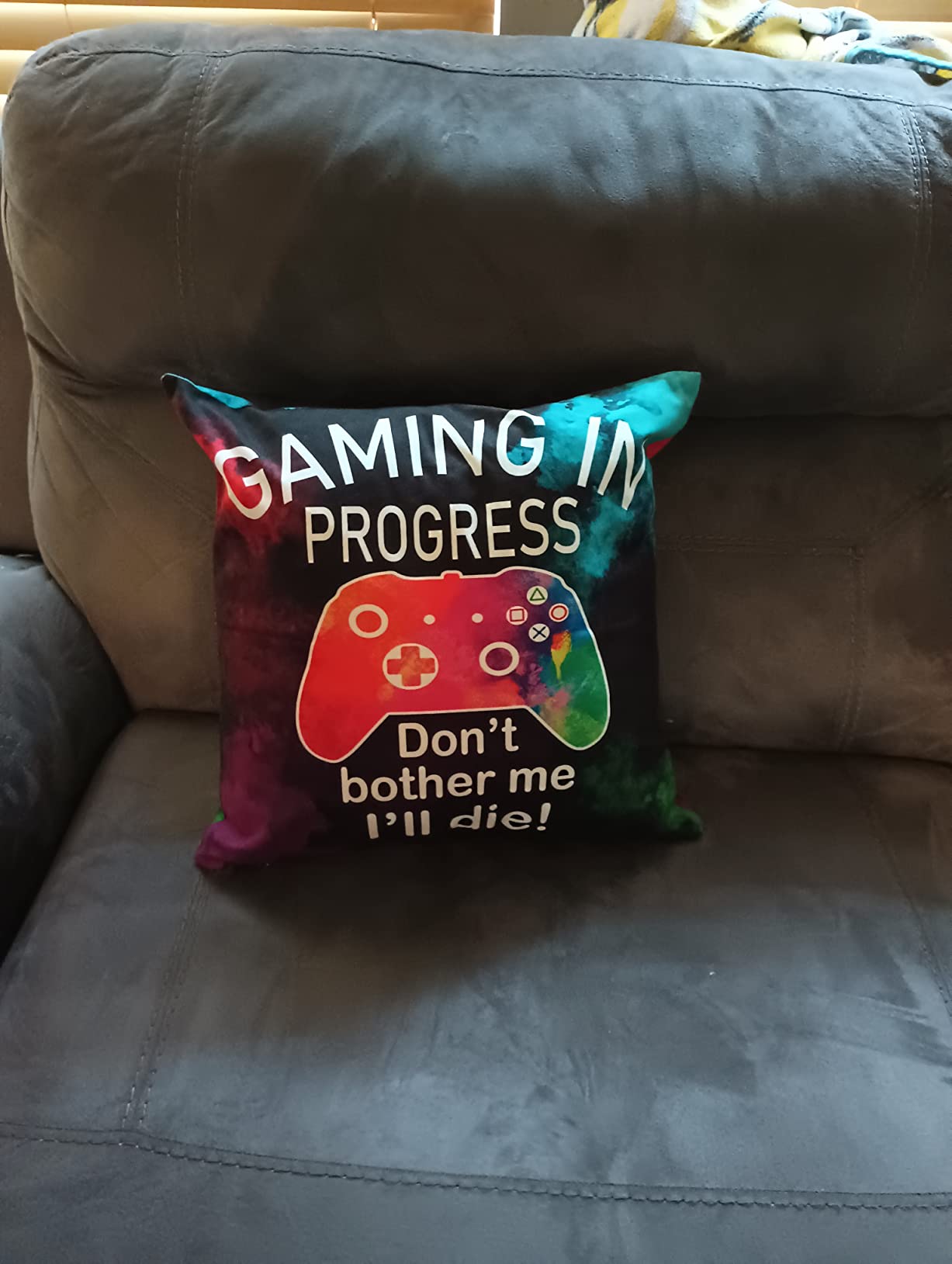 OCCdesign Gamer Gifts for Teenage Boys Men, Gaming Room Decoration, Gamer Pillow Cover and Game Socks Gifts Set, Christmas Stocking Stuffers Ideas for Teens Boys Girls Men Father Boyfriends 18