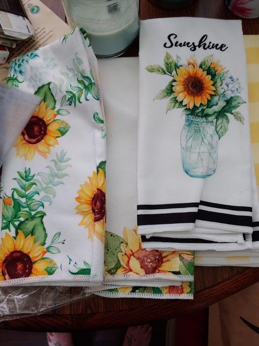 Nialnant Dish Towels for Kitchen, 16 x 23.6 Inch Housewarming Gifts New Home, Kitchen Gifts for Women, Mom, Men, Funny Kitchen Towels and dishcloths Sets - Customer Photo 1