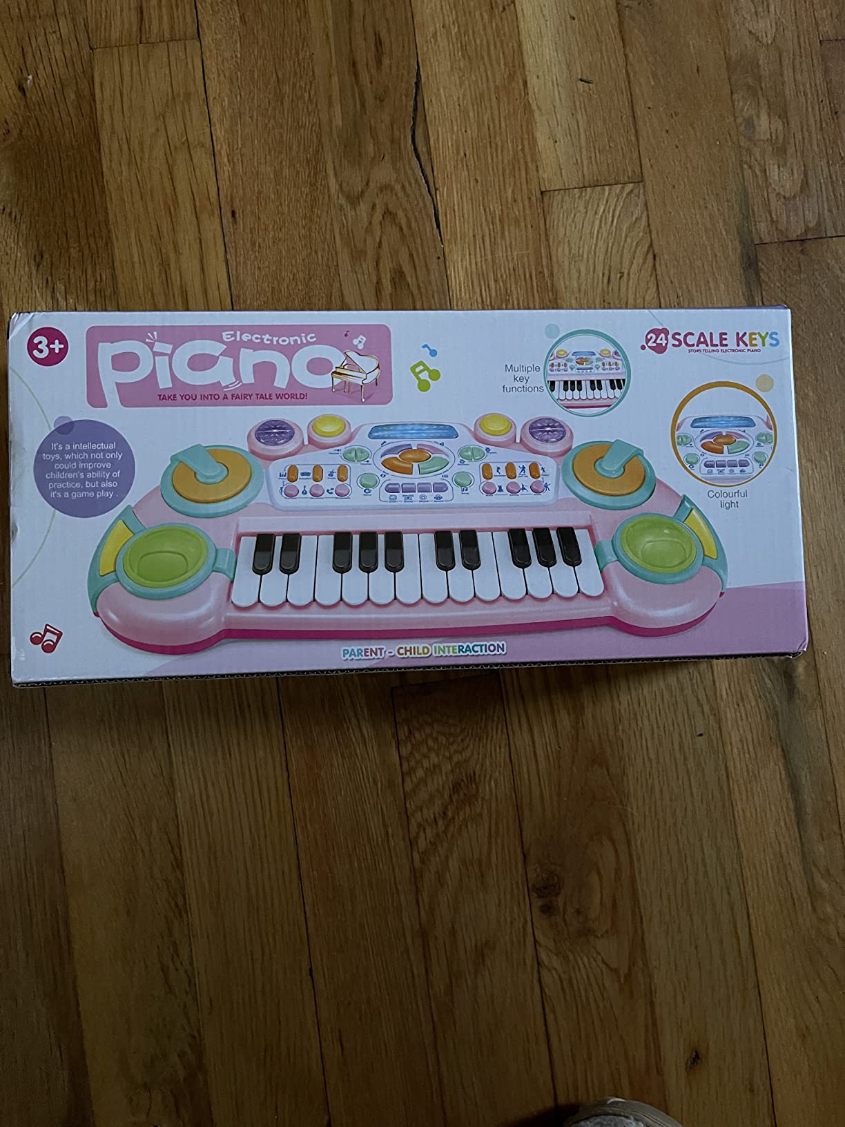 Cozybuy Toddler Piano Toy Keyboard, 24 Keys Toy Piano for Baby, Multifunctional Baby Pianos Girl Toys Kids Keyboard for Toddlers, Birthday for 1-4 Years Old Boys Girls Gifts Customer Review Cozybuy Toddler Piano Toy Keyboard, 24 Keys Toy Piano for Baby, Multifunctional Baby Pianos Girl Toys Kids Keyboard for Toddlers, Birthday for 1-4 Years Old Boys Girls Gifts - Customer Photo 2