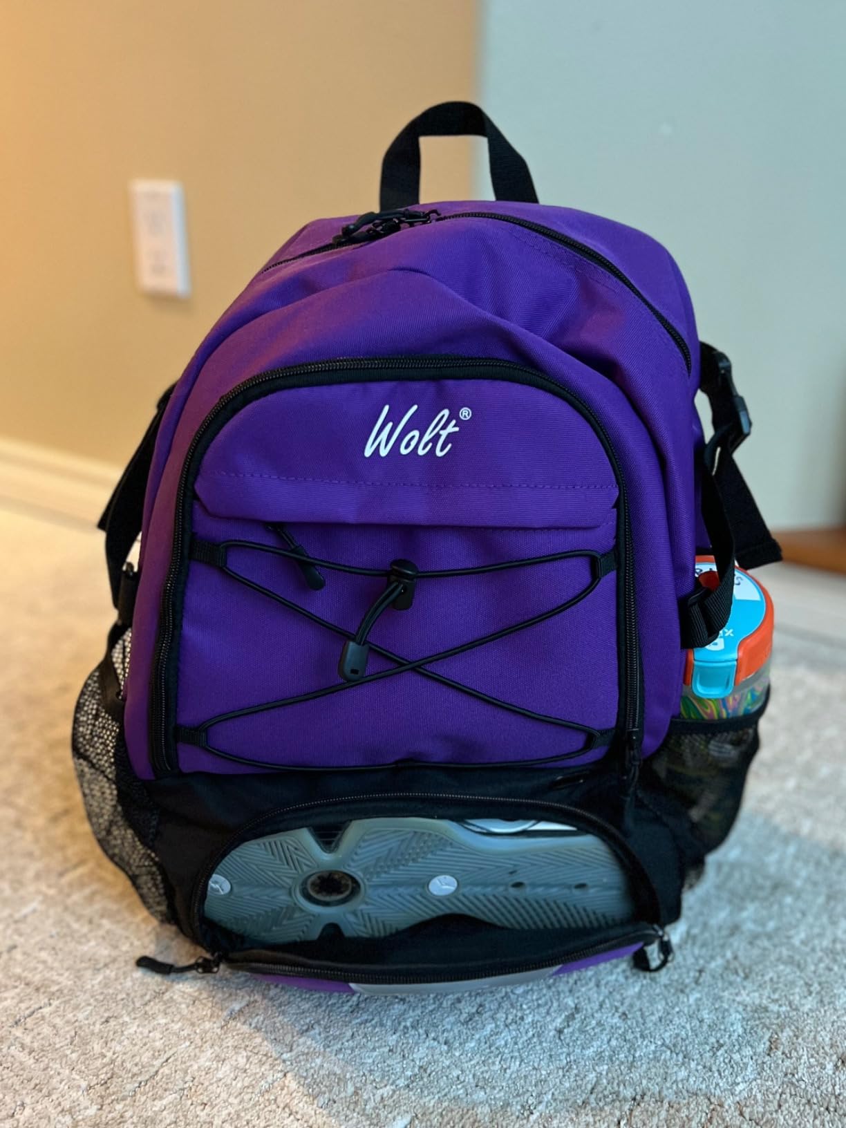 WOLT Basketball Backpack Large Sports Bag with Separate Ball Holder & Shoes Compartment, Best for Basketball, Soccer,Gym - Customer Photo 1