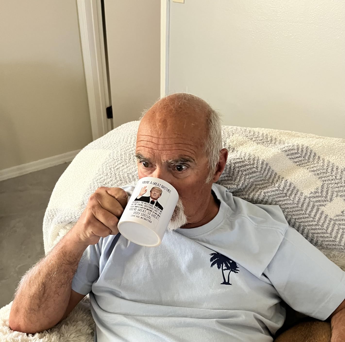 Aurahouse You're A Great Brother Mug, Birthday Gag Gifts for Brother, Christmas, Father's Day Gifts for Brothers Adult, Funny Big Bro Present Ceramic Coffee Cup (White, 11oz) - Customer Photo 1