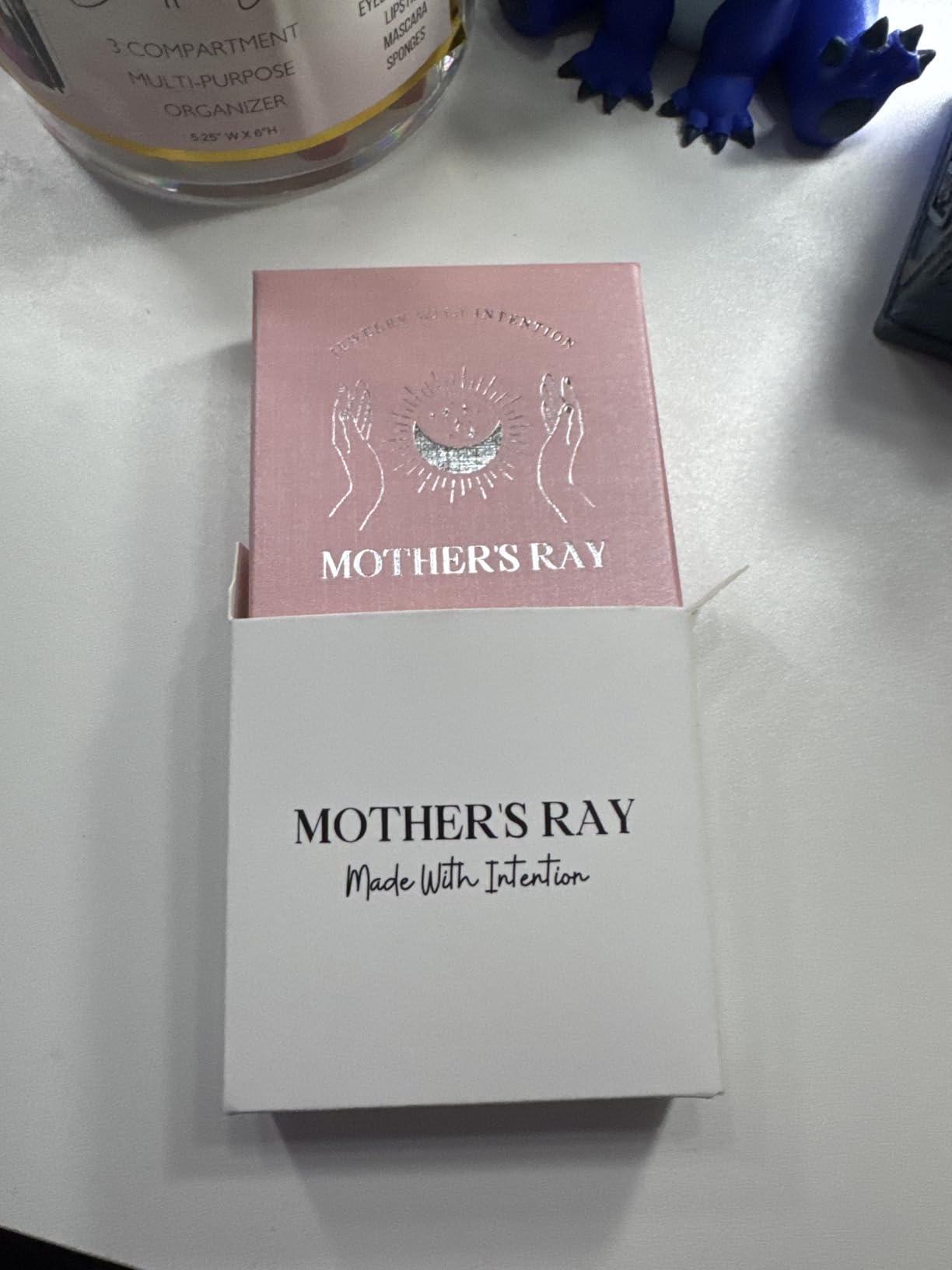 Mother's Ray Fertility Bracelets For Women - Natural Crystals and Gemstones - 8mm Beaded Stretch Bracelet - One Size Fits All - Infertility Gifts For Women IVF Must Haves - Customer Photo 1