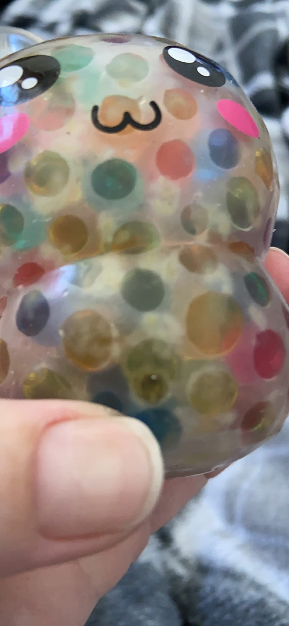 Easter Basket Stuffers, 4 Pack Squishy Easter Bunny Stress Balls for Adults, Easter Basket Stuffers, Easter Toys Stress Relief Fidget Balls ,Easter Basket Ideas Gifts Customer Review Easter Basket Stuffers, 4 Pack Squishy Easter Bunny Stress Balls for Adults, Easter Basket Stuffers, Easter Toys Stress Relief Fidget Balls ,Easter Basket Ideas Gifts - Customer Photo 1