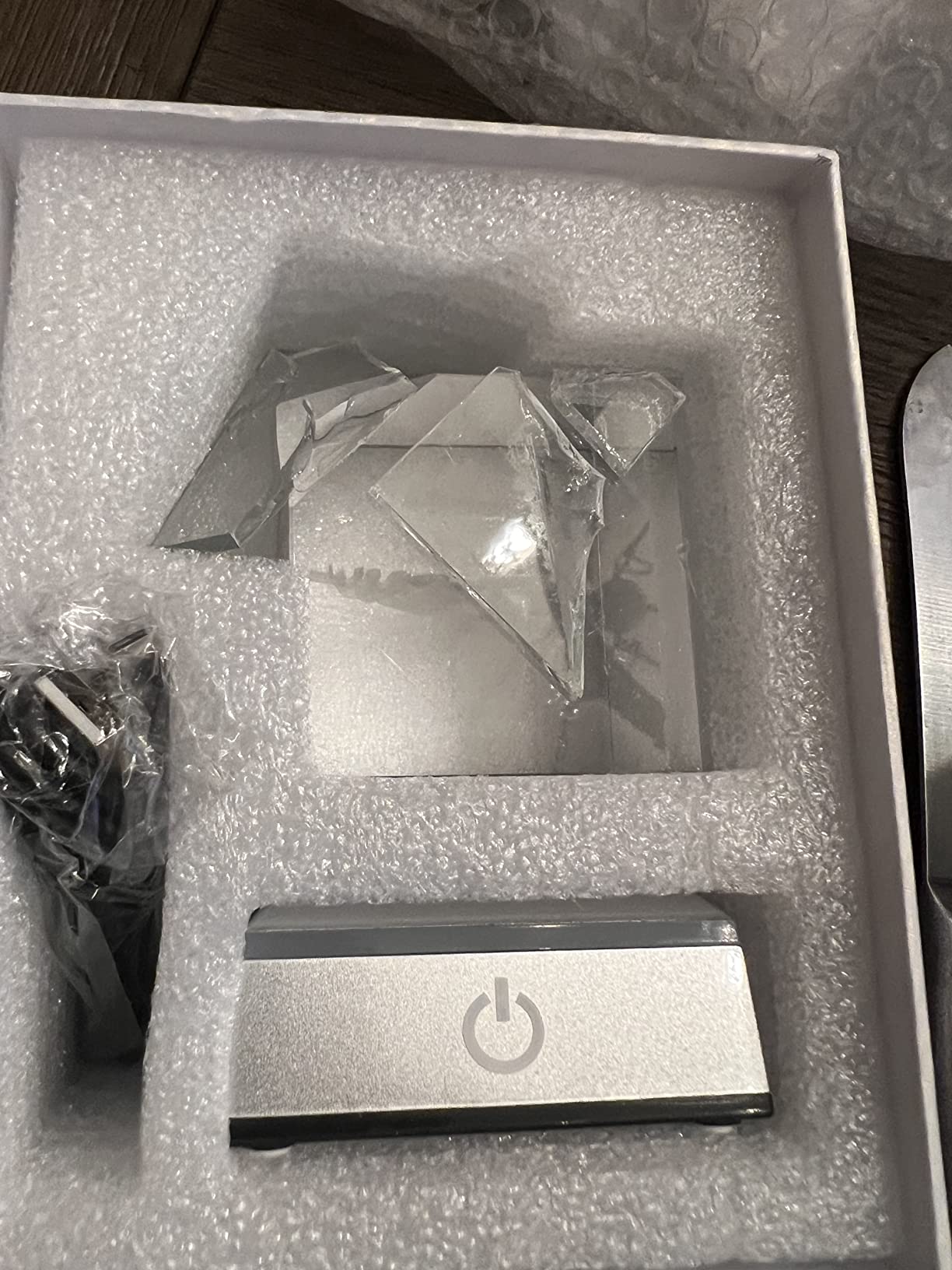 YWHL 3D Laser Engraving Crystal Caduceus Figurine for Doctors - Doctors Day Appreciation Gifts for Medical Professionals, White Coat Ceremony, Graduation Gifts for Medical Students - Customer Photo 1