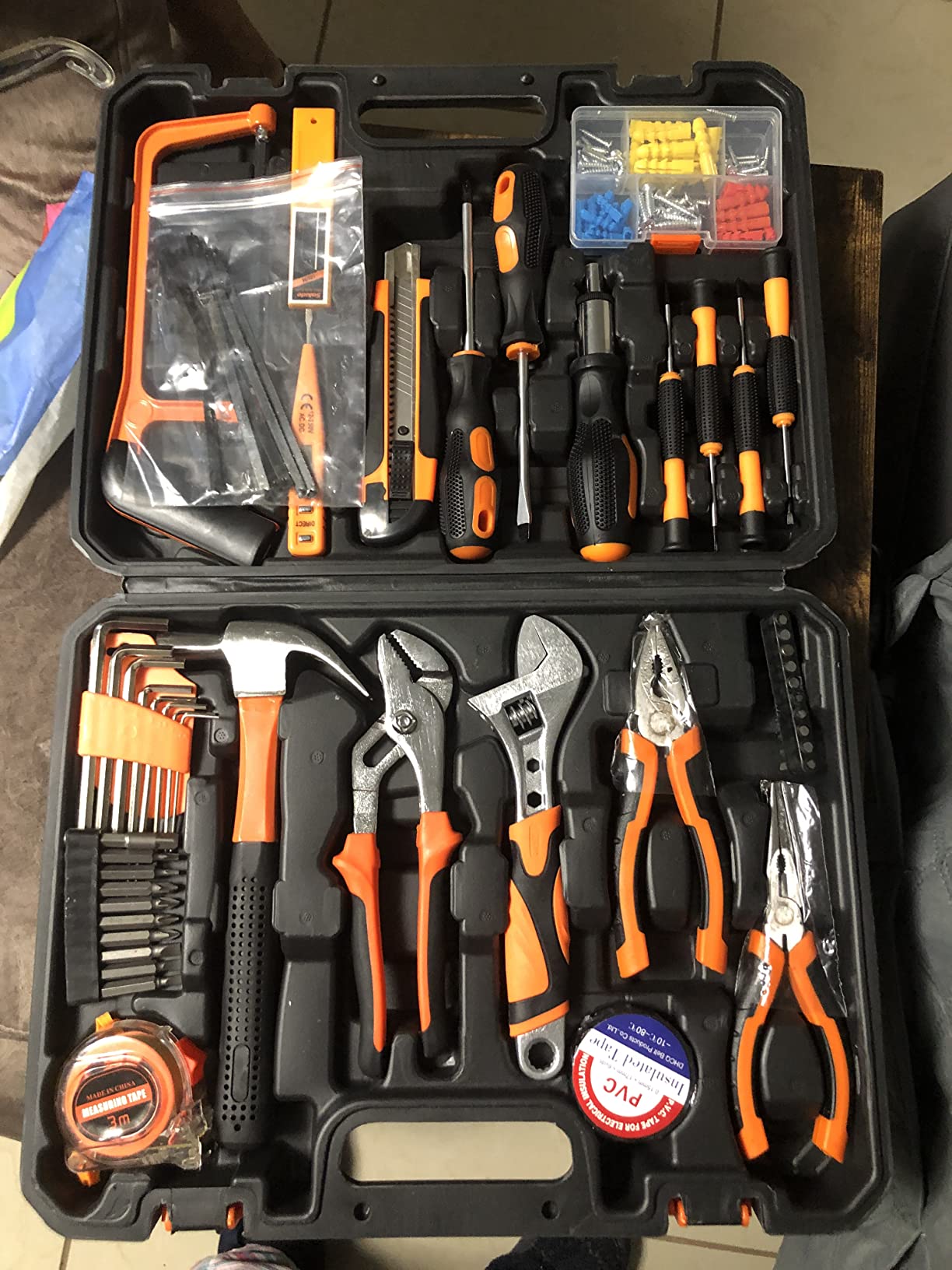 SOLUDE Tool Set,148-Piece Home Repair Tool Kit for Men Women College Students,Household Basic Hand Tool Sets with Case for Home Maintenance,Dorm Essentials and DIY Projects - Customer Photo 1