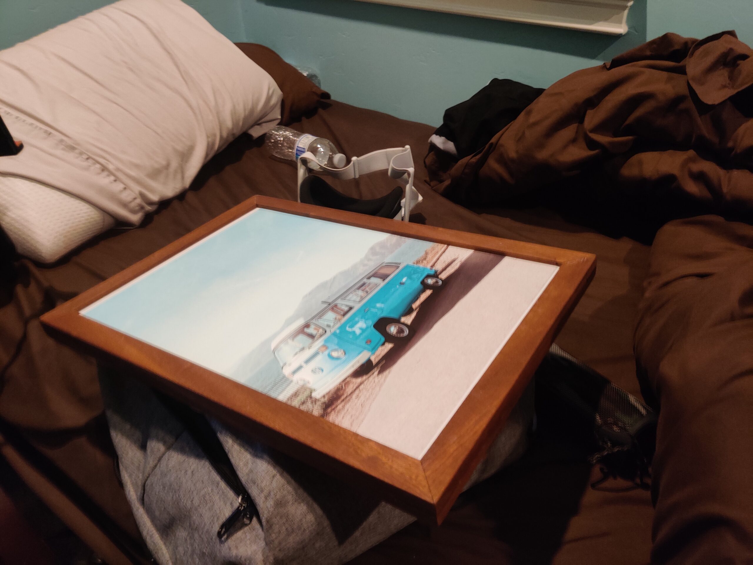 HAUS AND HUES Vintage Beach Wall Art and Surf Decor - Vintage Beach Posters and Prints, Surfboard Poster, Beach Prints Wall Art, Surfing Posters (Beige Frame, 12x16) - Customer Photo 2