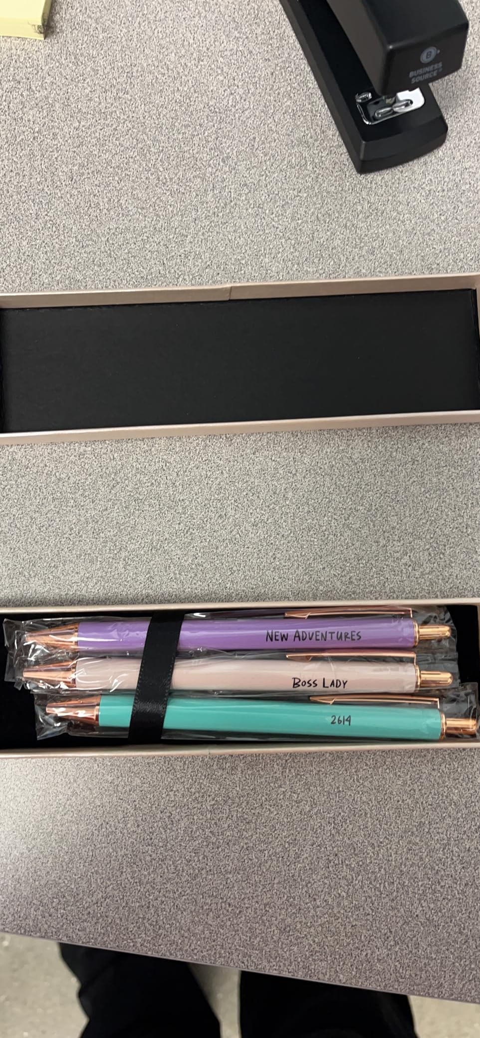 MESMOS 3pk Thank You Gifts for Women, German-Made Ink Fancy Pen Set for Women, Teacher Appreciation Gift, Nice Cute Pens, Boss Lady, Office Coworkers, Metal Ballpoint Pens - Customer Photo 5