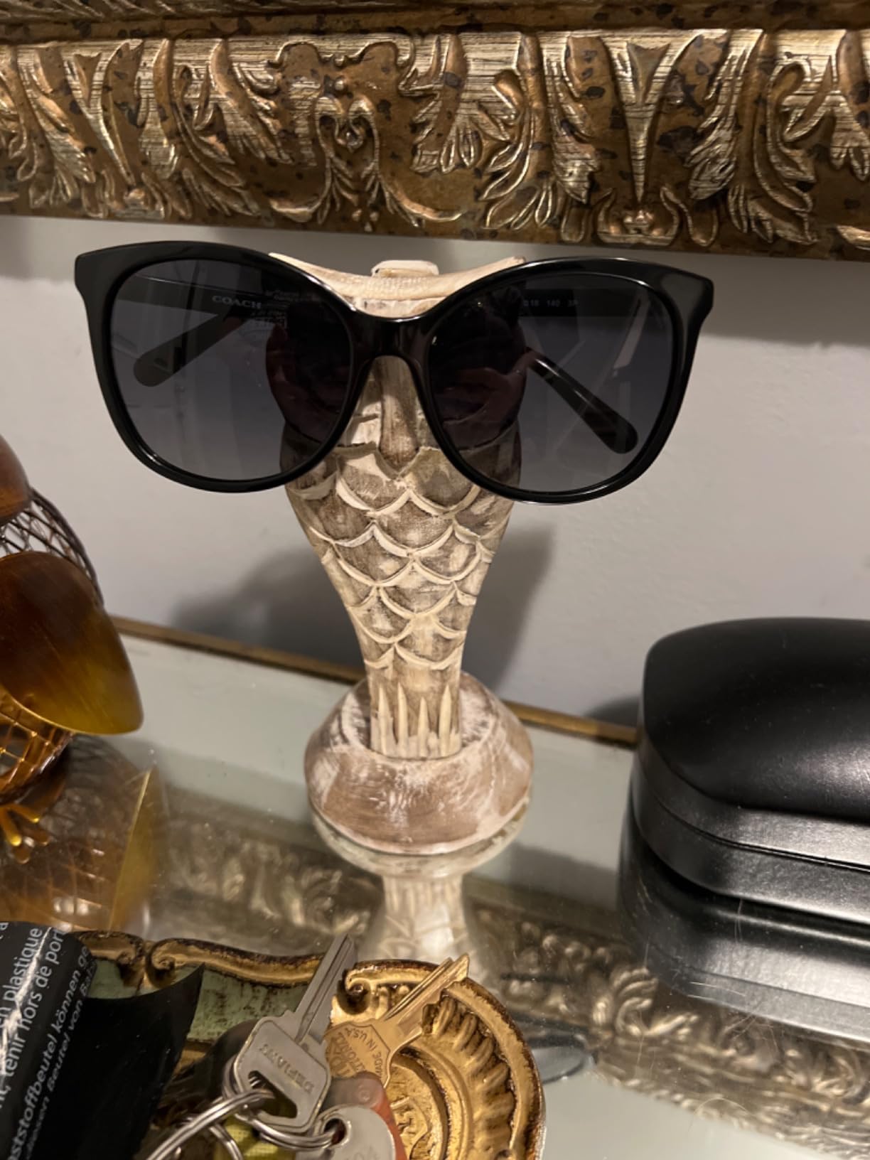 Gift Packaged Unique Owl Spectacle Holder Wooden Eye Glasses Stand Handmade Gift for Women and Men Home Office Gift for Teacher Him Her Mom Dad Desk Organizer for All Ages Customer Review Gift Packaged Unique Owl Spectacle Holder Wooden Eye Glasses Stand Handmade Gift for Women and Men Home Office Gift for Teacher Him Her Mom Dad Desk Organizer for All Ages - Customer Photo 4