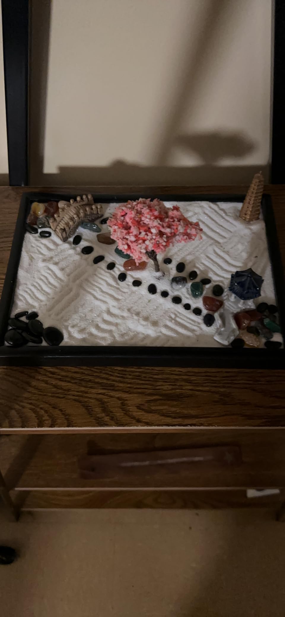 Yoquare Mini Zen Garden, White Sand, 10