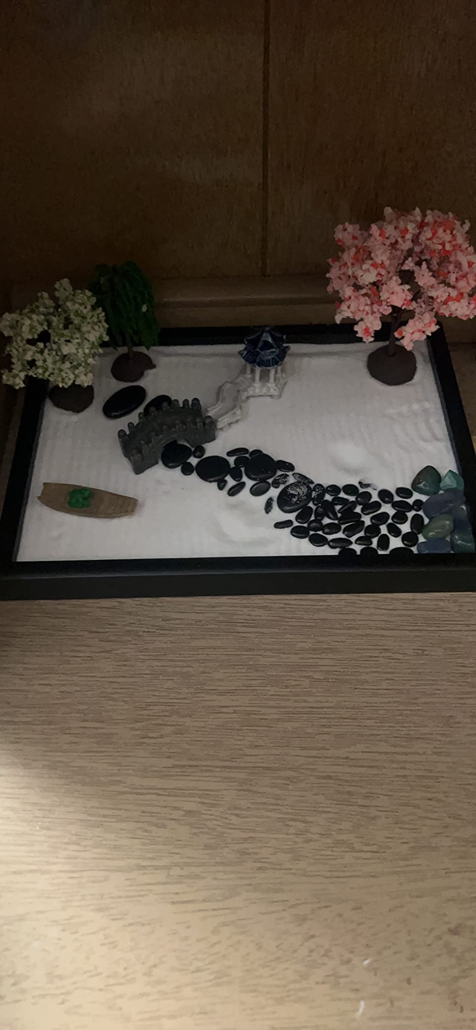 Yoquare Mini Zen Garden, White Sand, 10