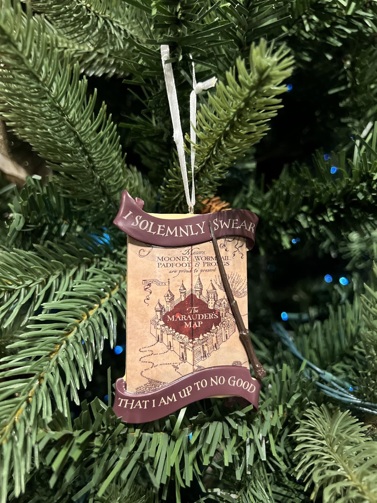 Hallmark Harry Potter Marauder's Map Christmas Ornament - Customer Photo 2