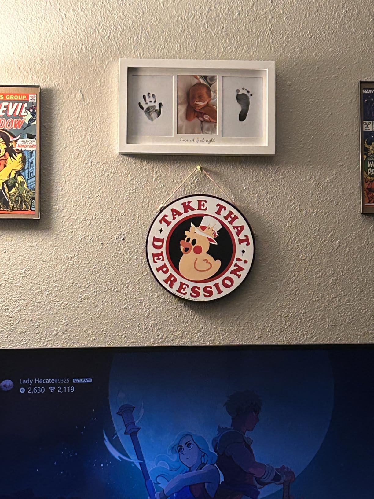 Inkless Hand and Footprint Kit, Boy, Girl, Newborn Keepsake - No Mess Ink Pad for Baby Handprint, Clean Touch Paw Print Kit for Dog Picture Frame,Personalized Baby Christmas Shower Gifts(Alpine White) - Customer Photo 2