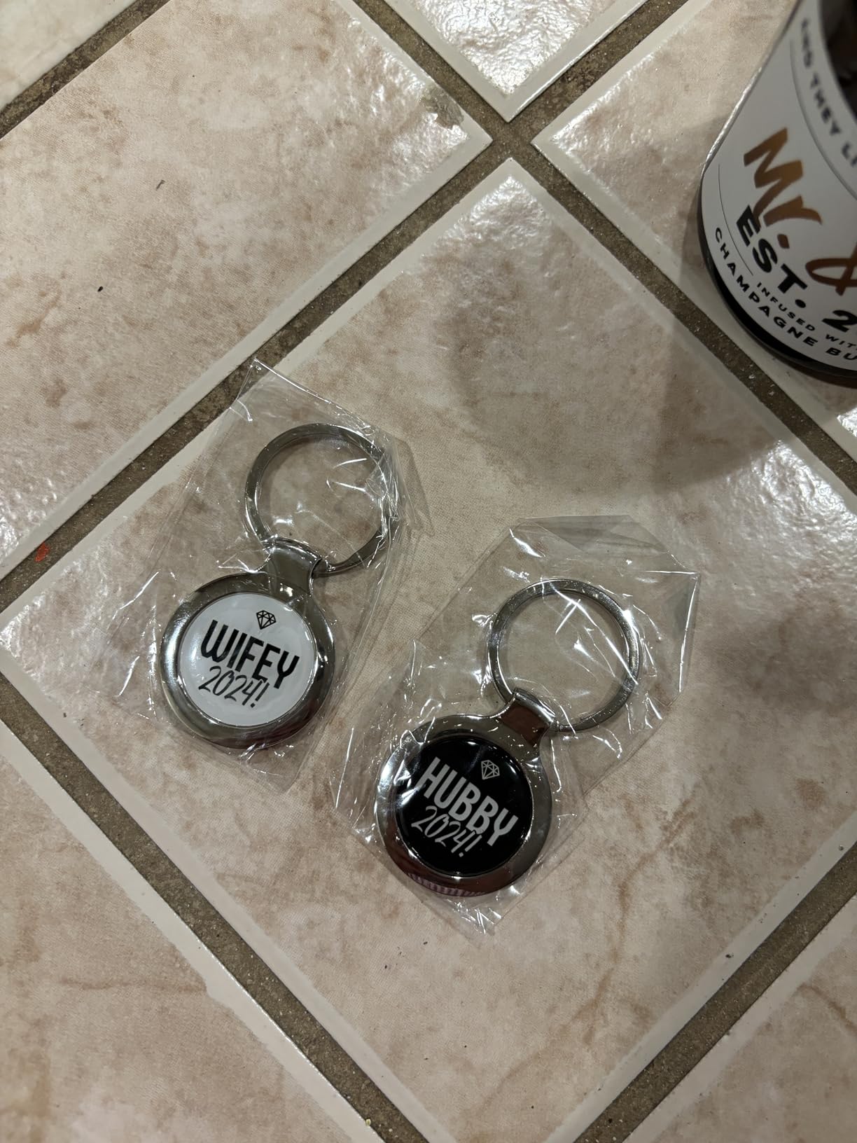 WAX & WIT Engagement Candles Gifts for Couples - Scented with Jasmine Sandalwood - Newly Engaged Couples, Bridal Shower, Bride to Be - 9oz, Soy Wax, 50 Hour Burn, Premium Candle - Customer Photo 1